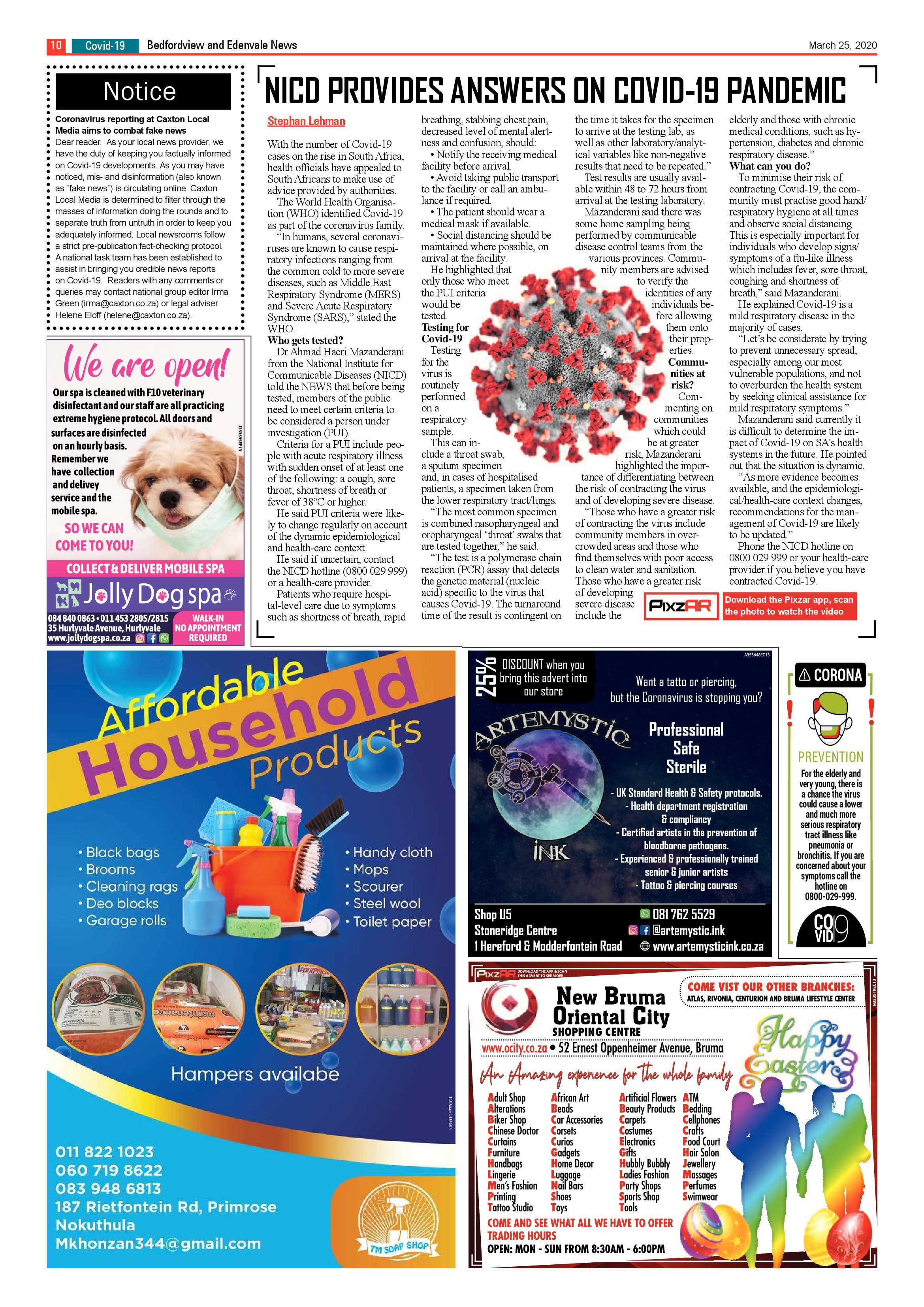 Bedford and Edenvale 25 March 2020 page 10