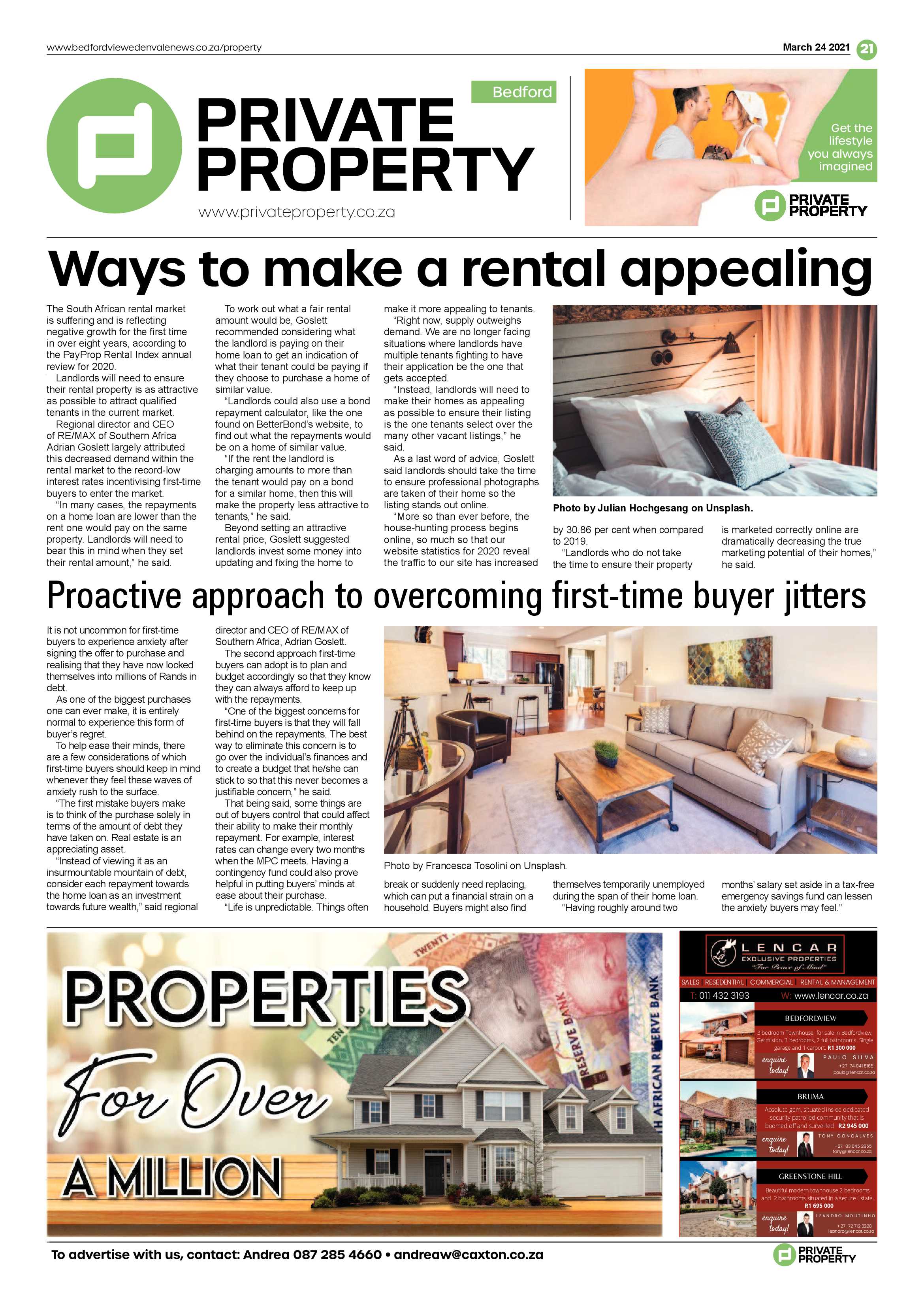 Bedfordview Edenvale News 24 March 2021 page 21