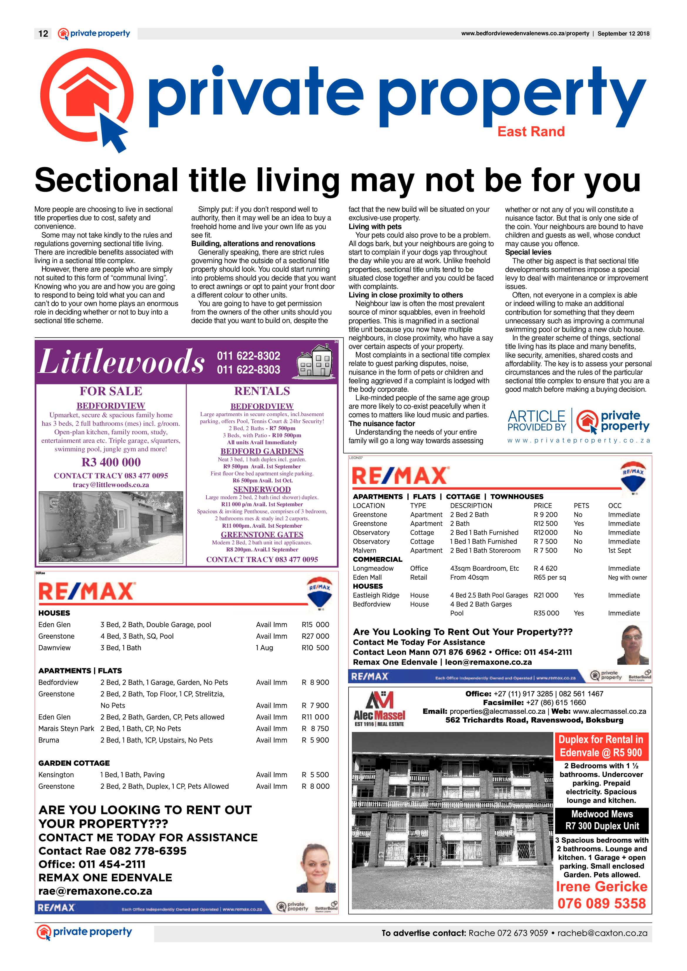 Bedford and Edenvale 12 September 2018 page 12