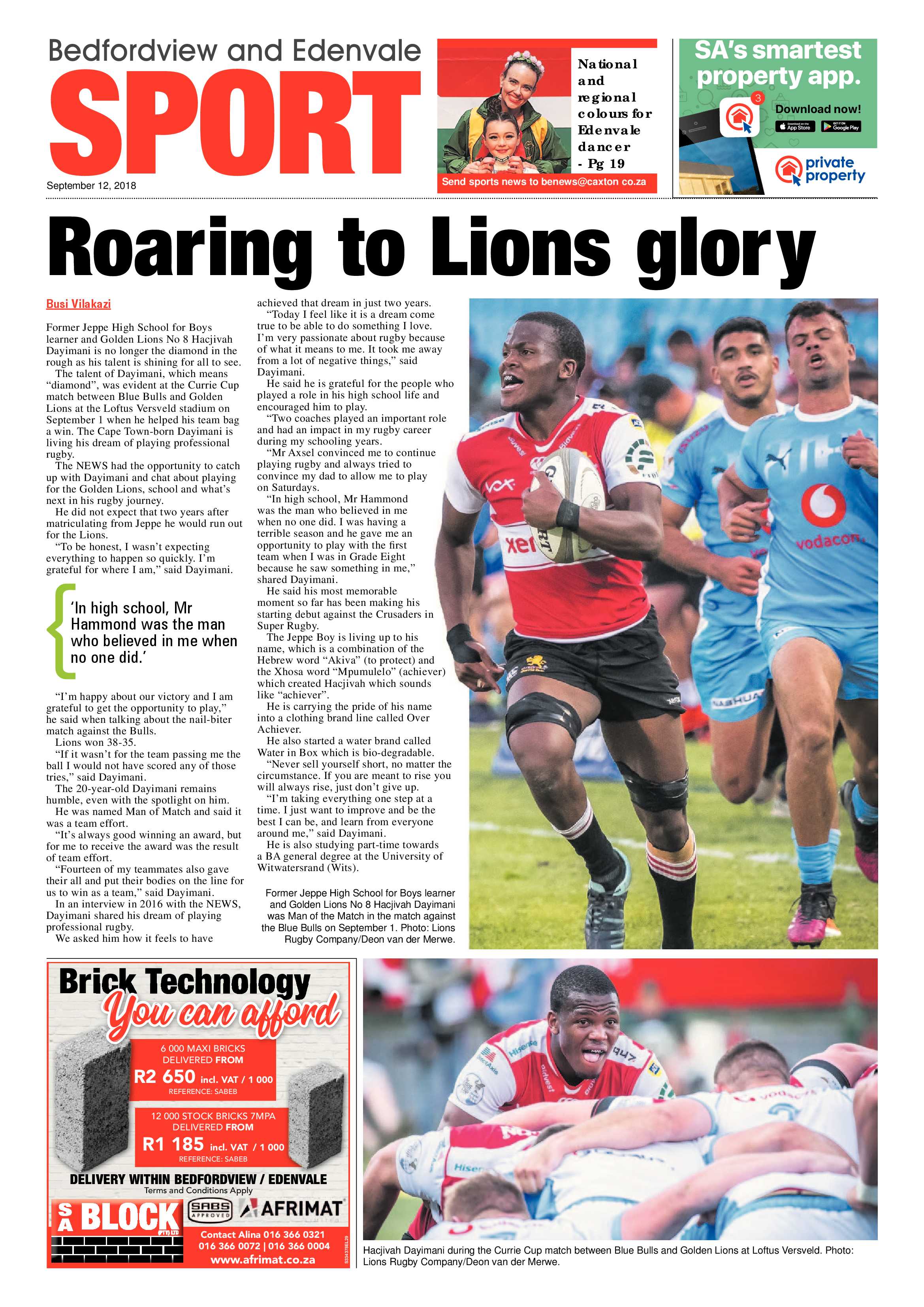 Bedford and Edenvale 12 September 2018 page 20