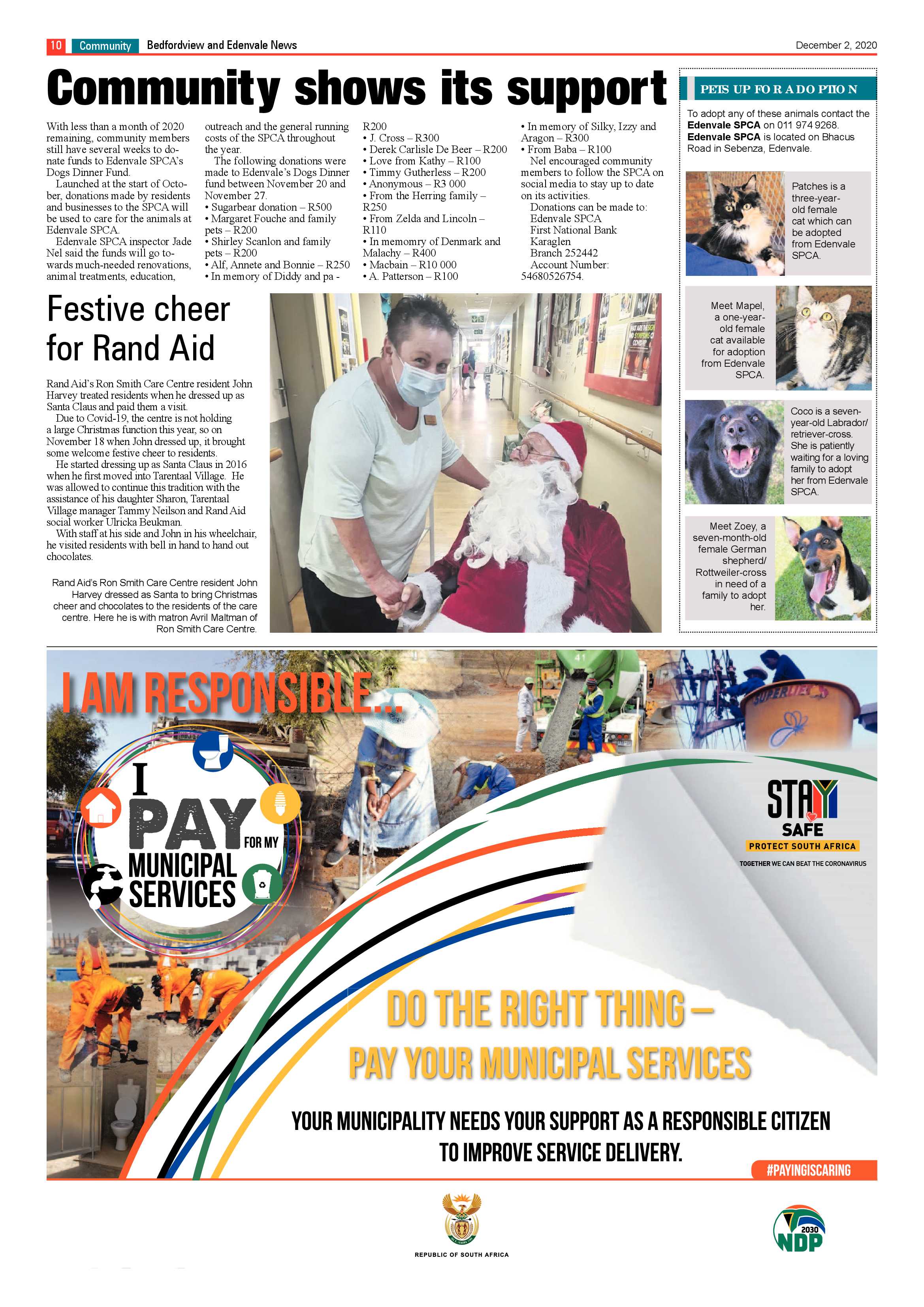 Bedford and Edenvale News 02 December 2020 page 10