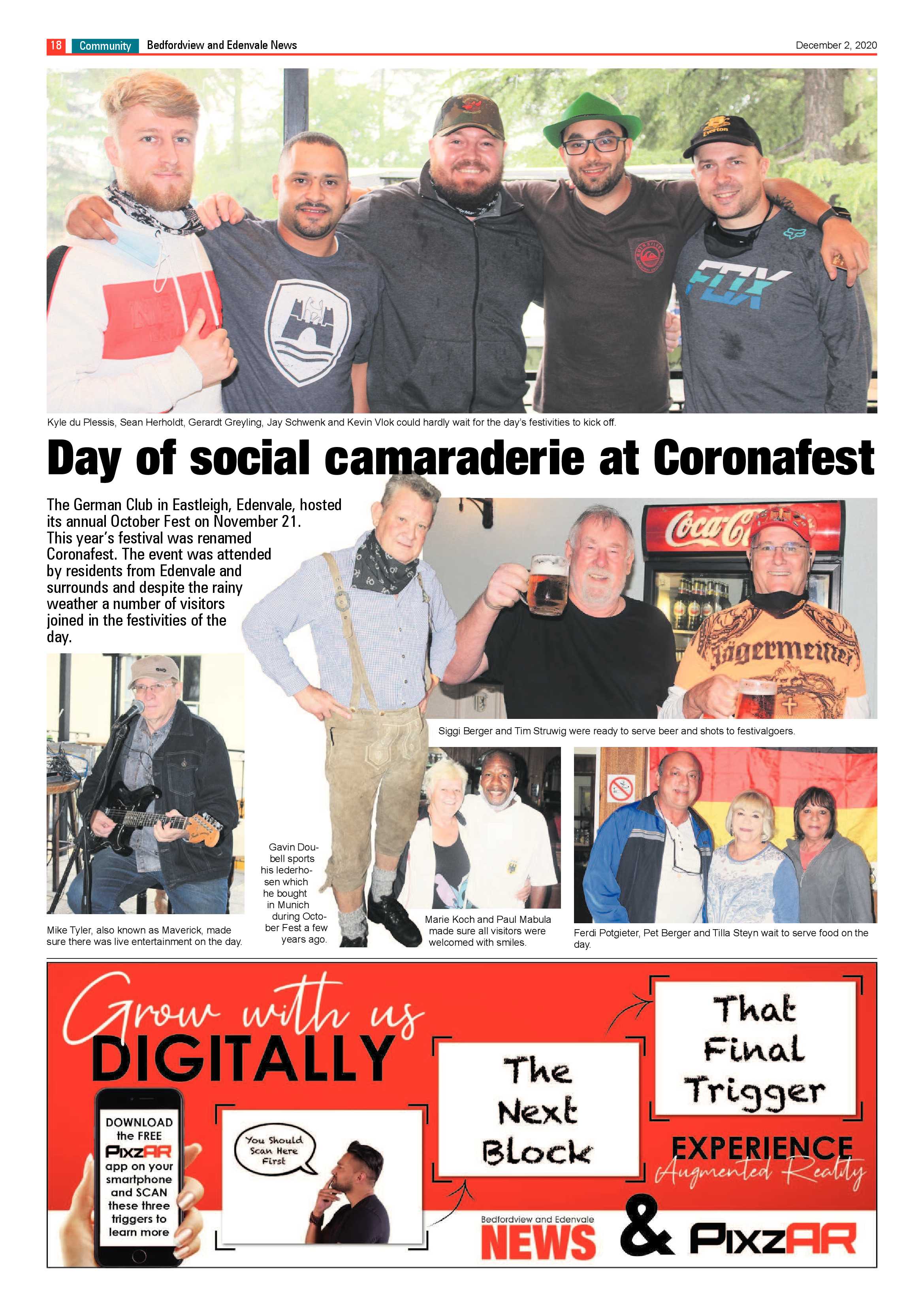 Bedford and Edenvale News 02 December 2020 page 18