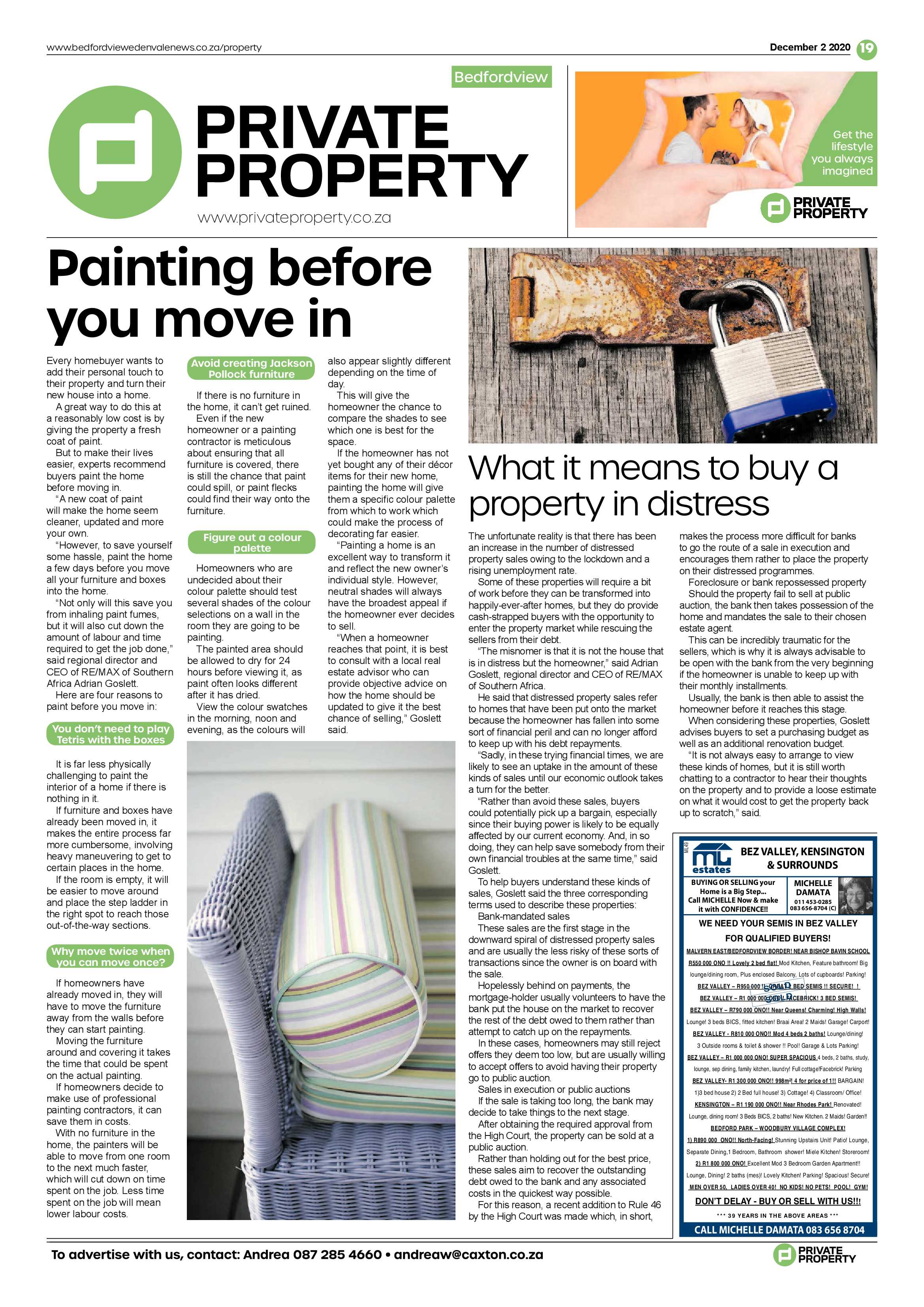 Bedford and Edenvale News 02 December 2020 page 19