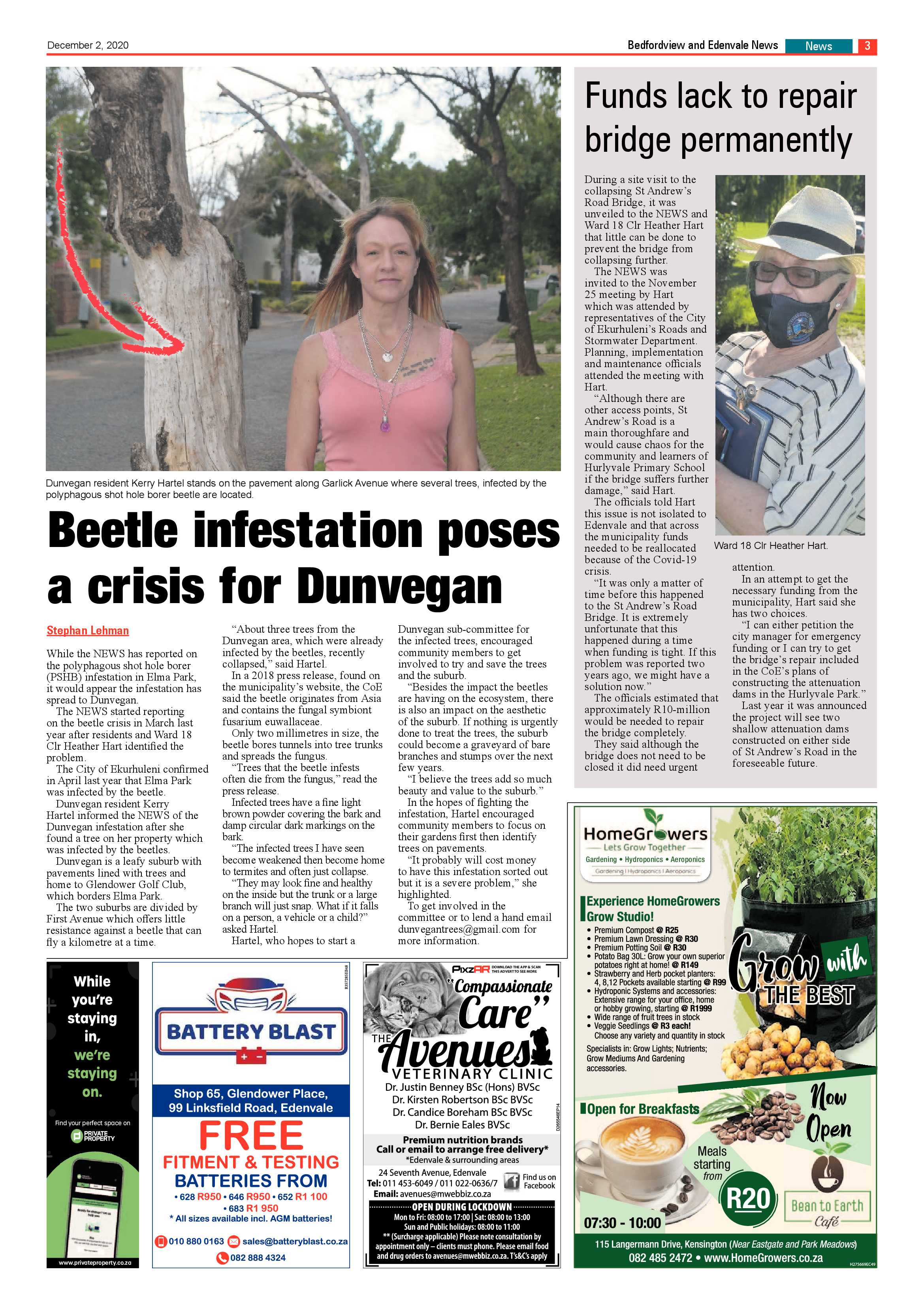 Bedford and Edenvale News 02 December 2020 page 3