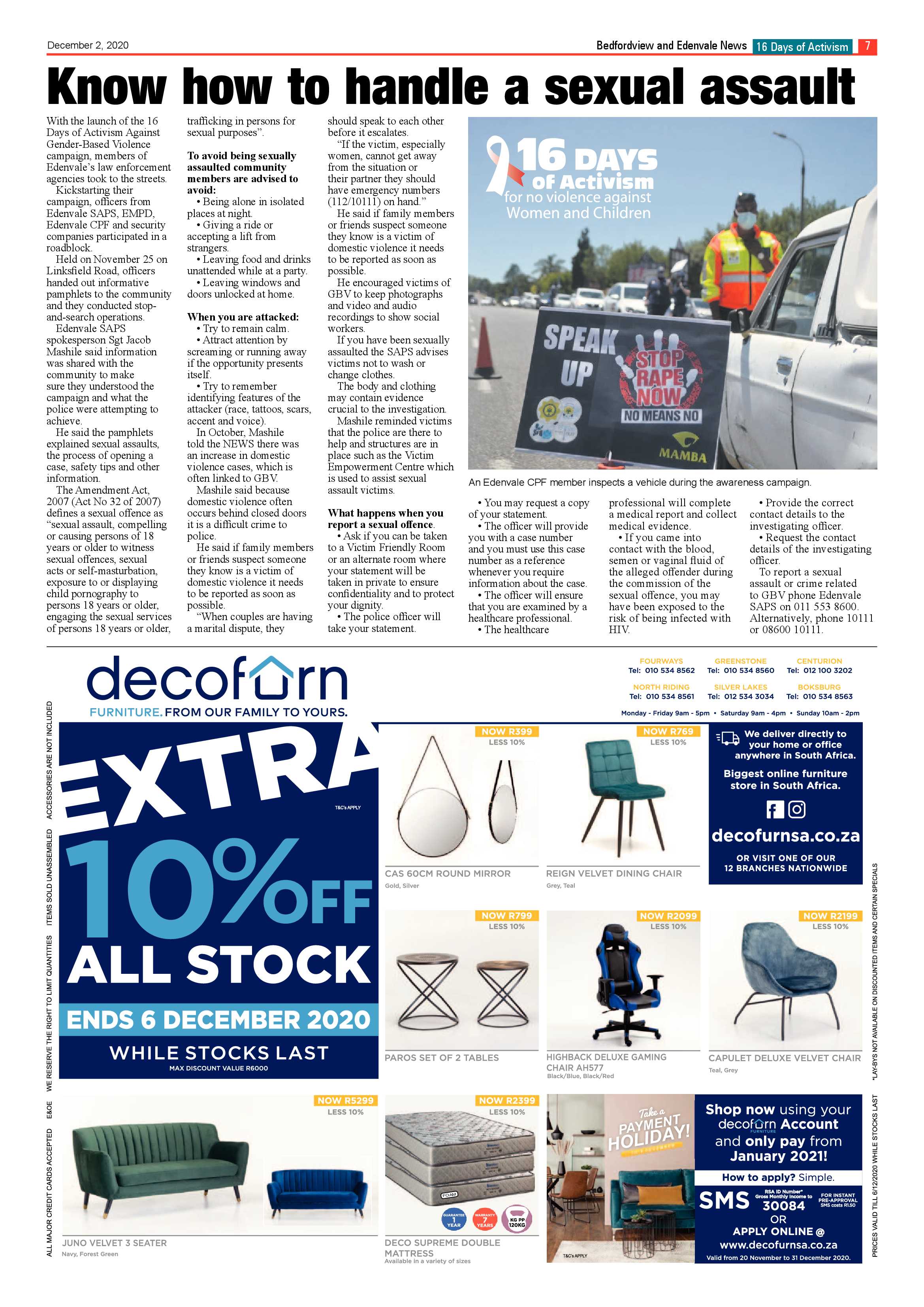Bedford and Edenvale News 02 December 2020 page 7