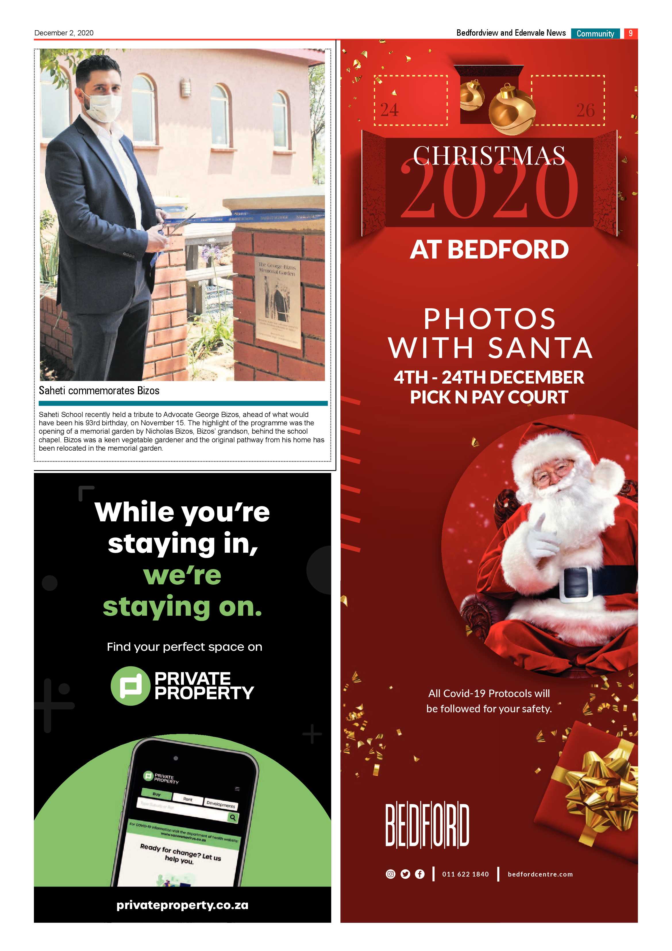 Bedford and Edenvale News 02 December 2020 page 9