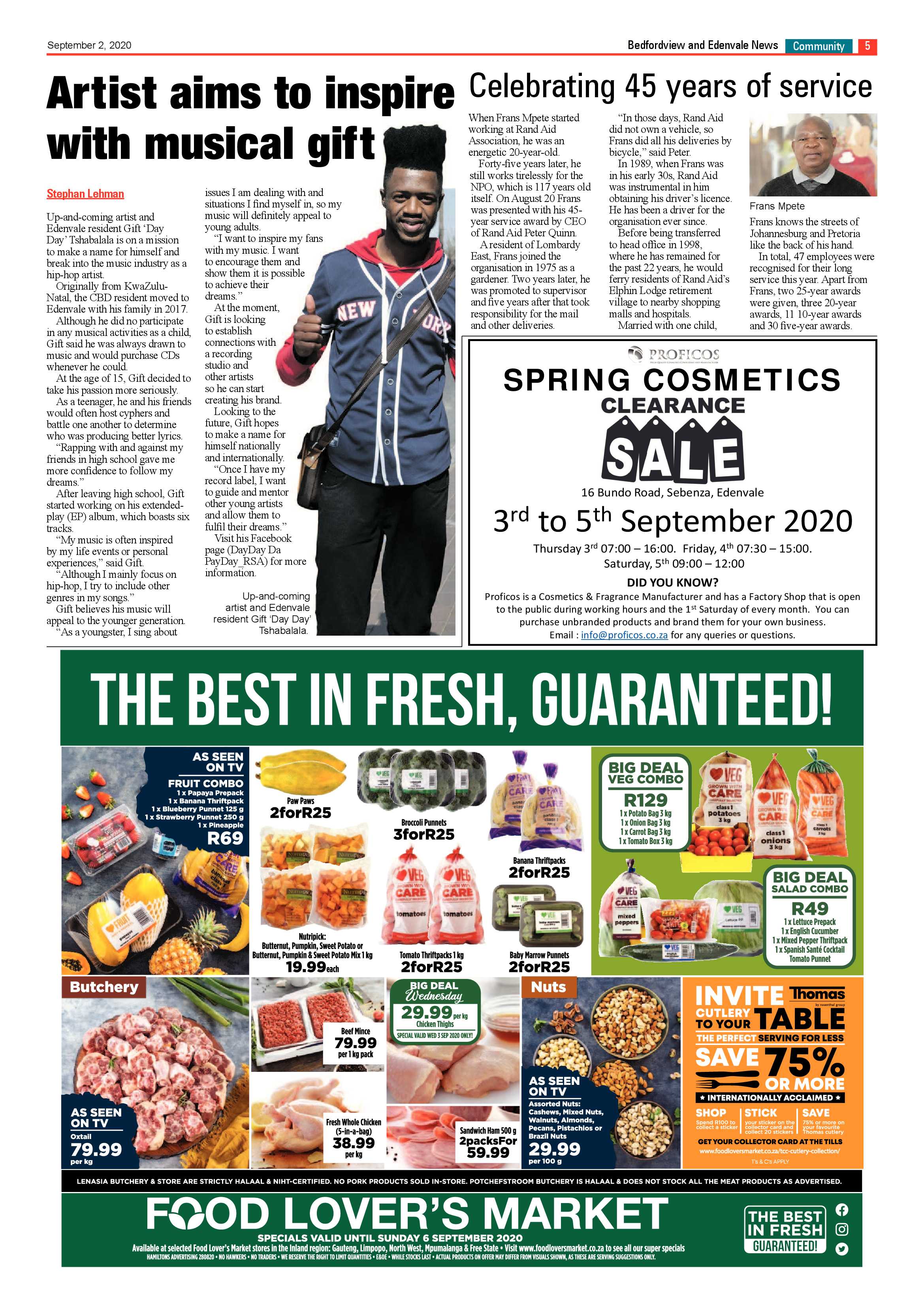 Bedford and Edenvale News 02 September 2020 page 5