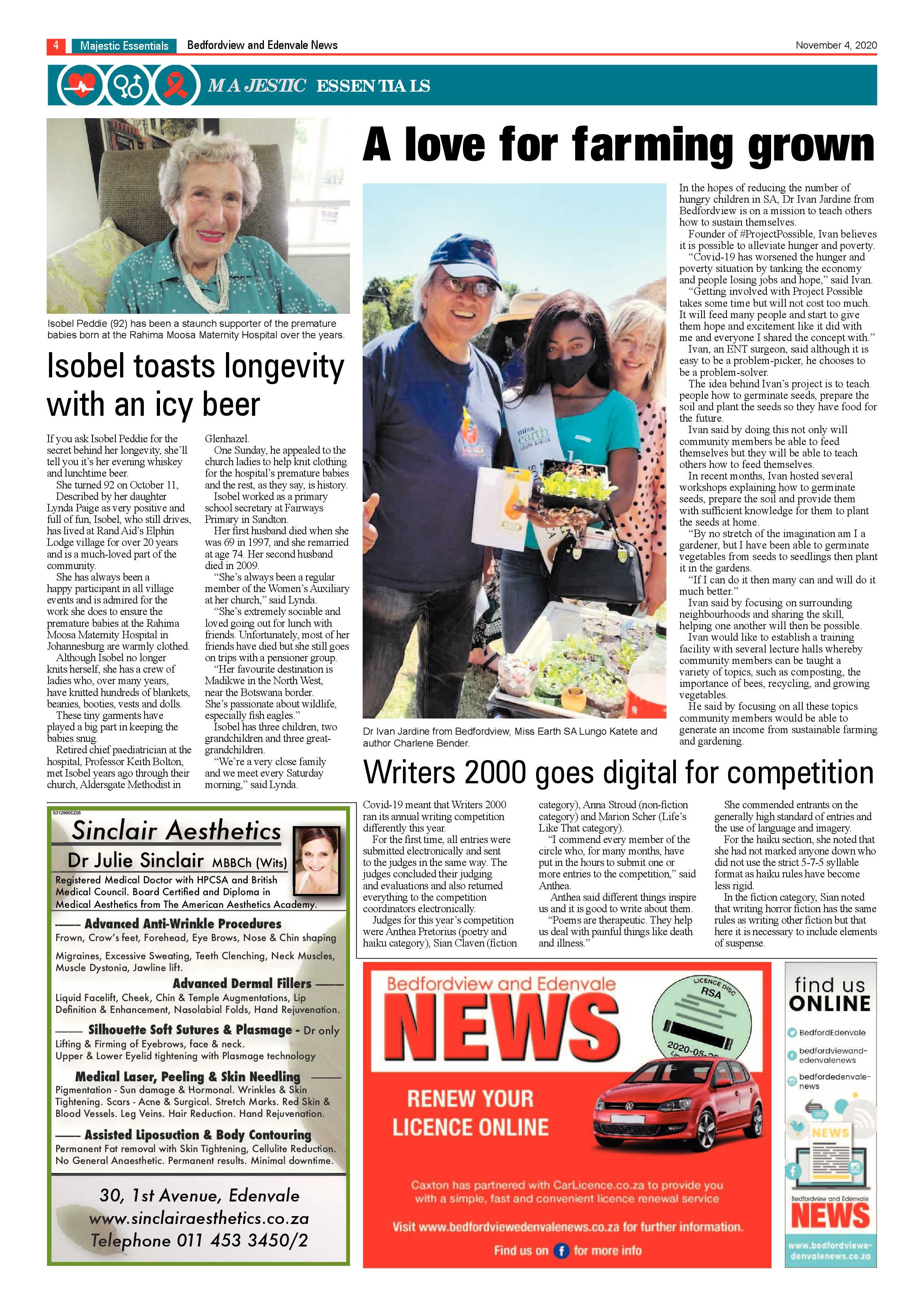 Bedford and Edenvale News 04 November 2020 page 4