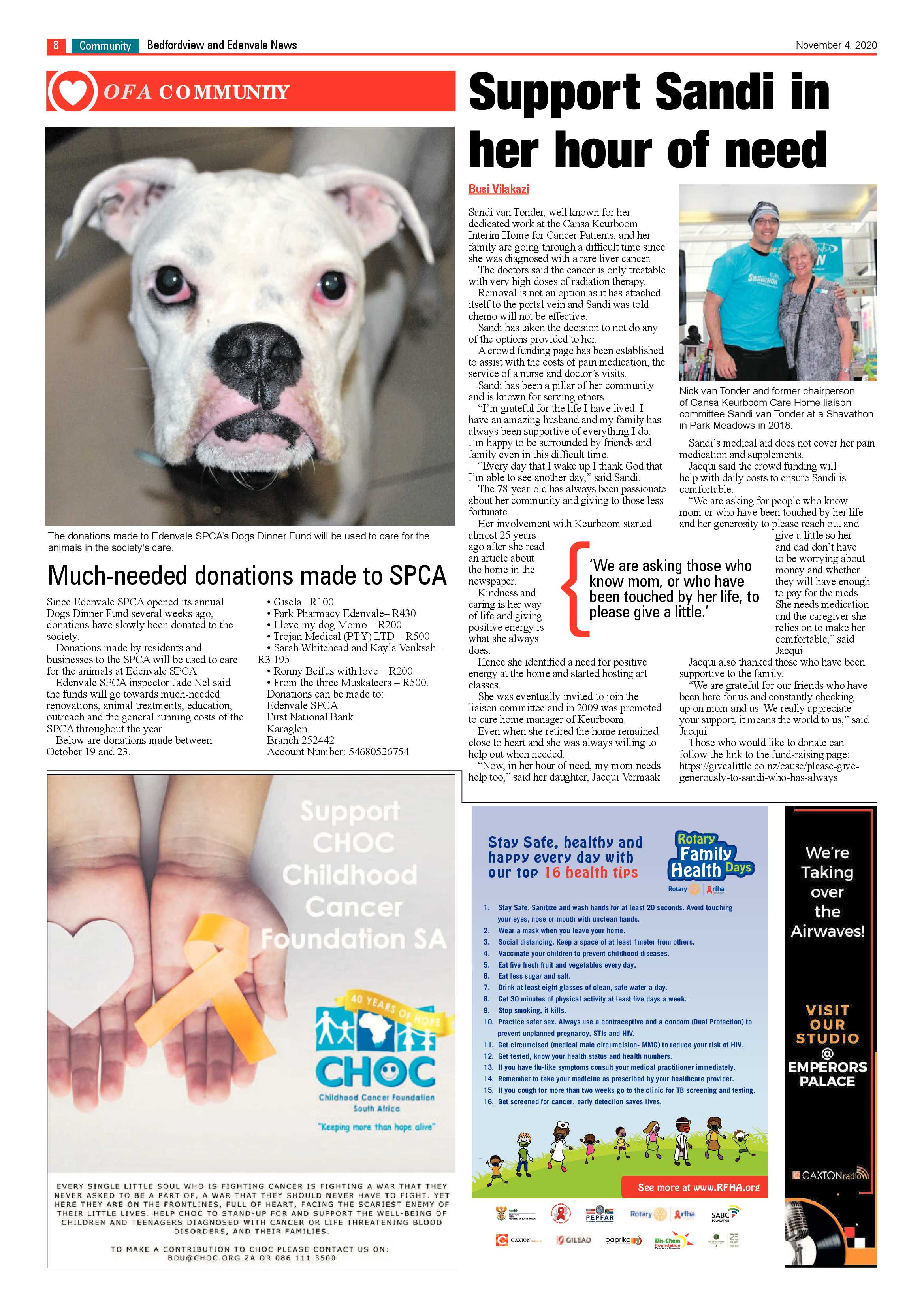 Bedford and Edenvale News 04 November 2020 page 8