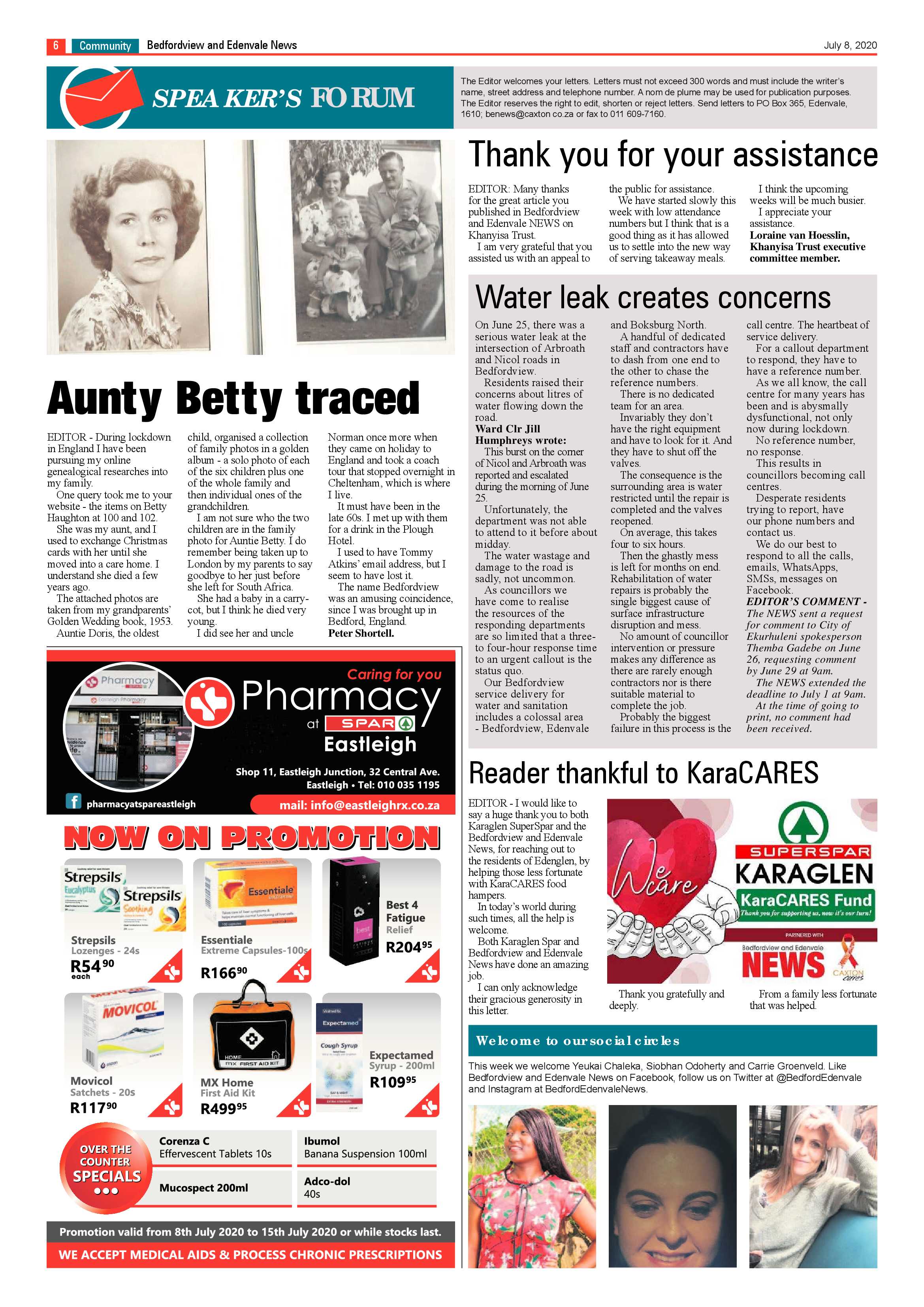 Bedford and Edenvale News 08 July 2020 page 6