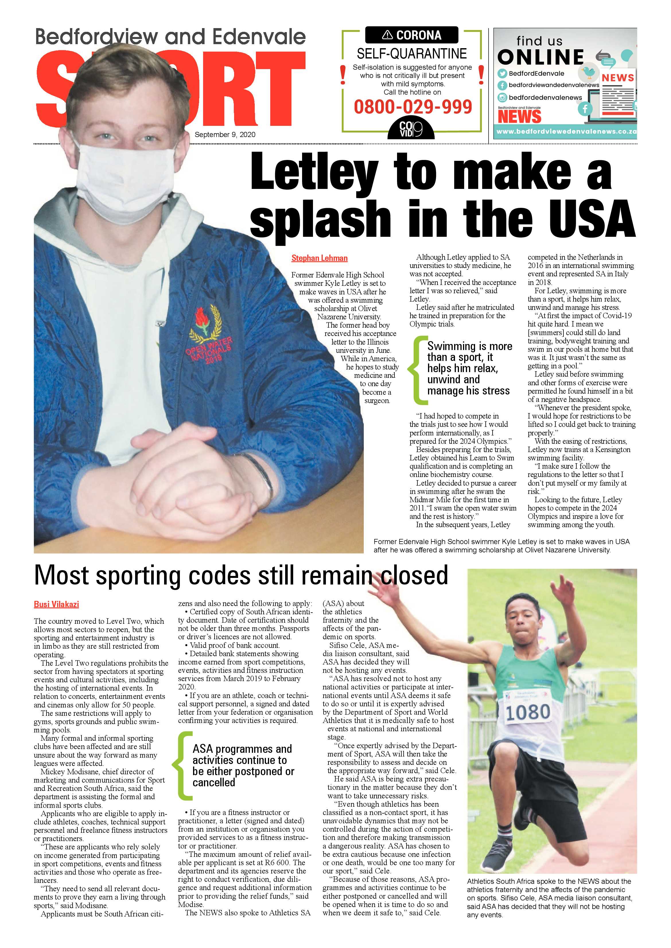 Bedford and Edenvale News 09 September 2020 page 16