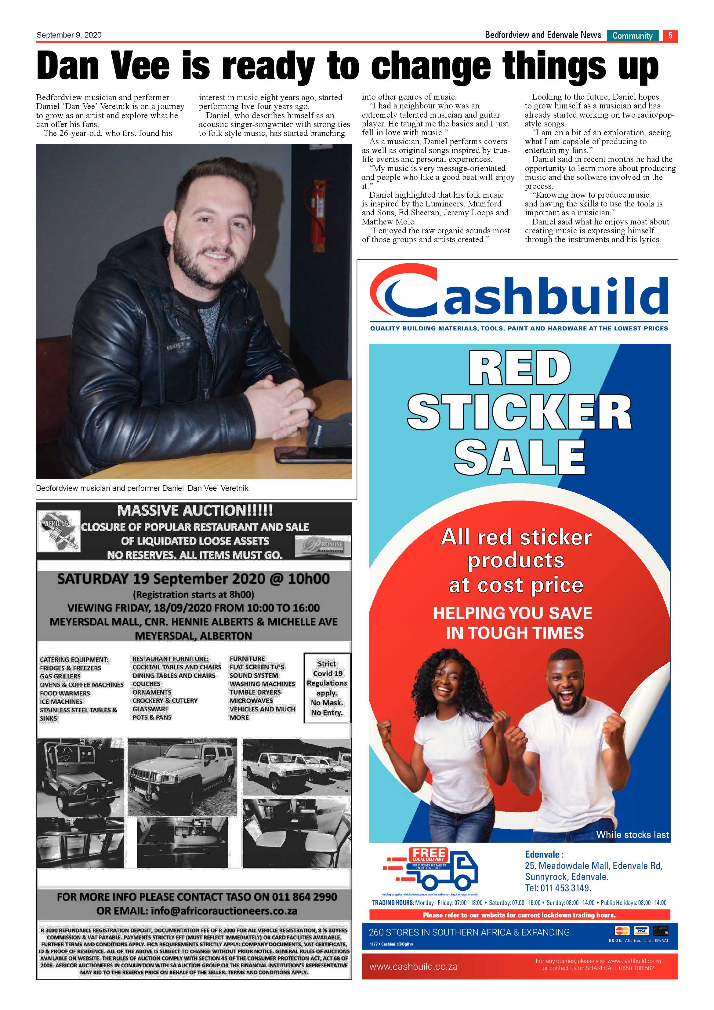 Bedford and Edenvale News 09 September 2020 page 5