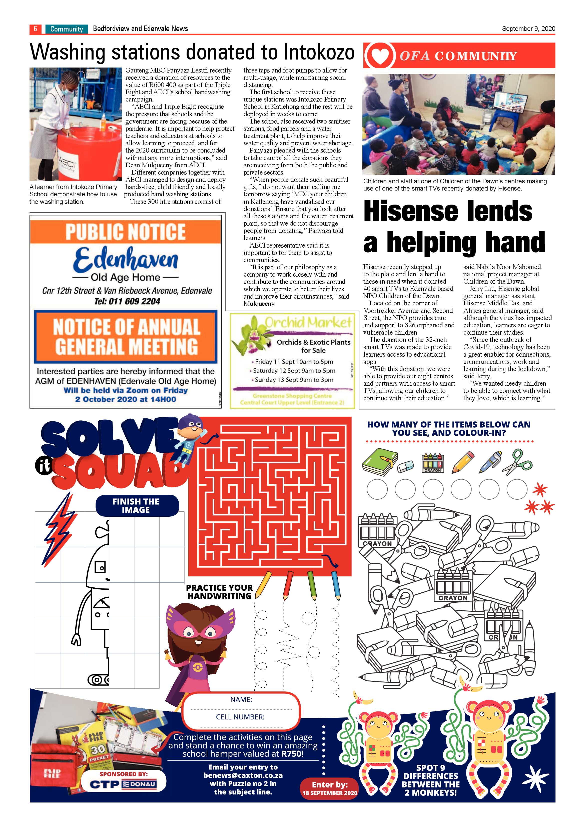 Bedford and Edenvale News 09 September 2020 page 6