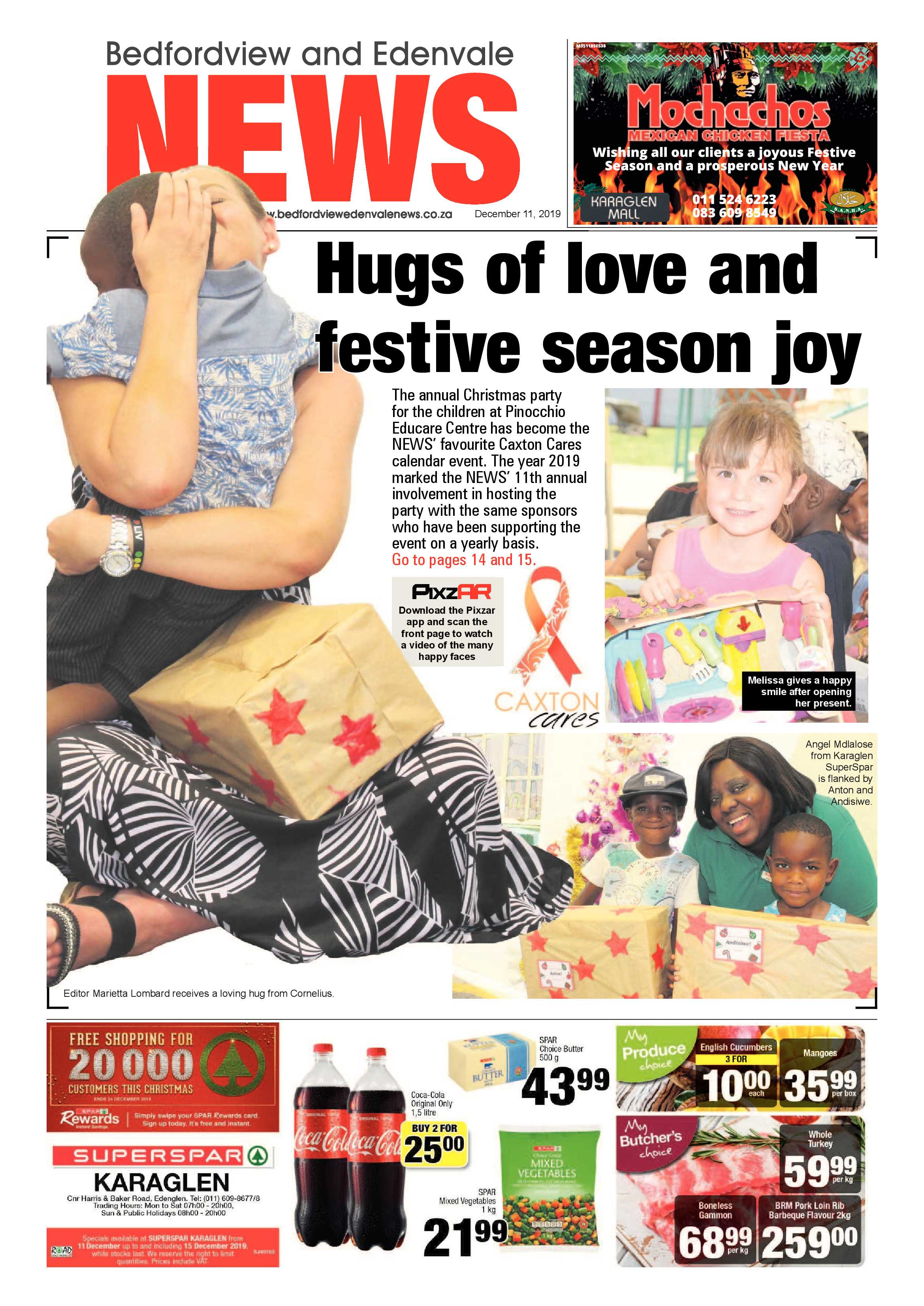Bedfordview Edenvale News 11 December 2019 page 1