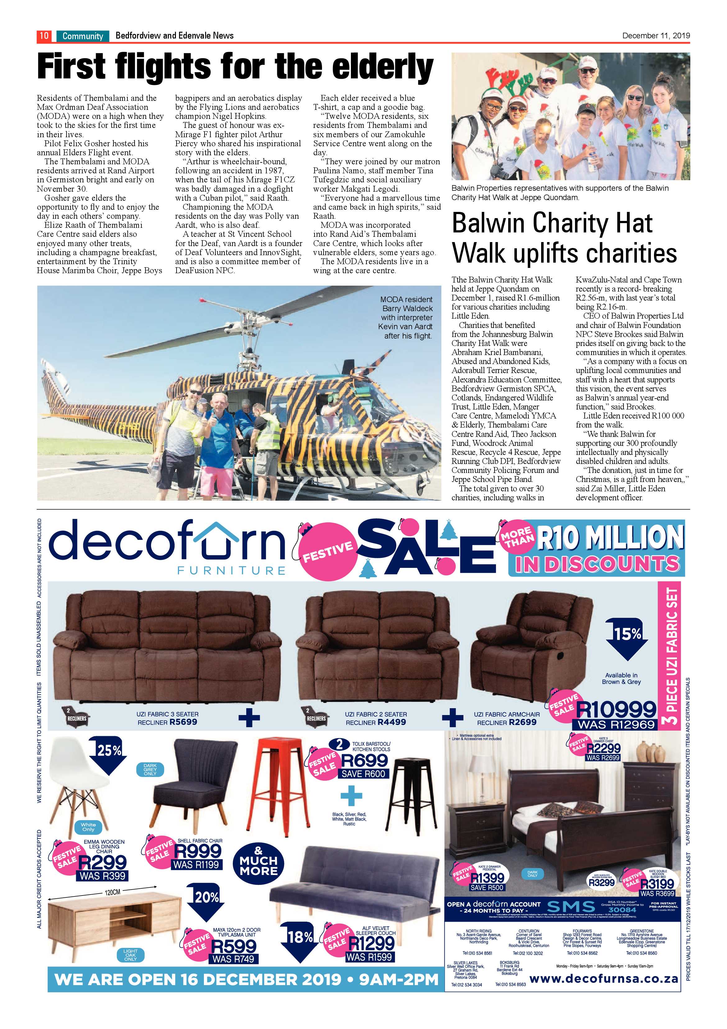 Bedfordview Edenvale News 11 December 2019 page 10