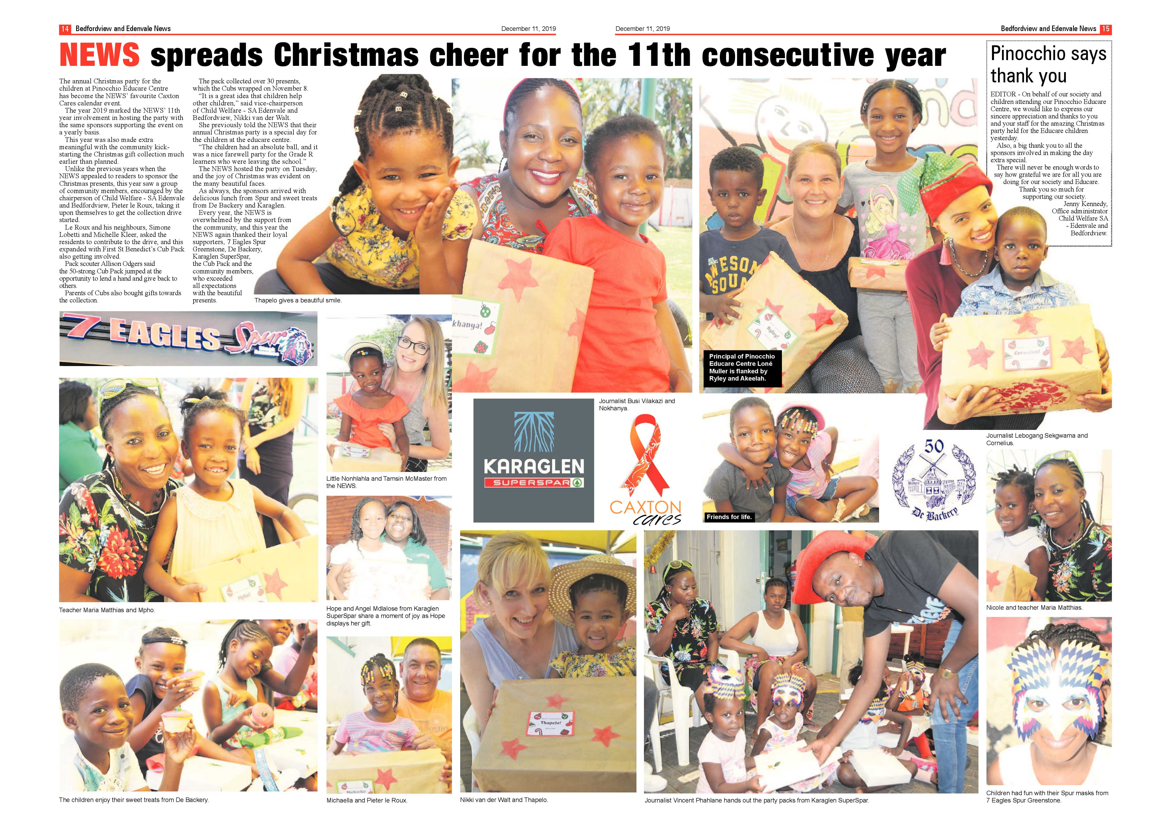 Bedfordview Edenvale News 11 December 2019 page 14