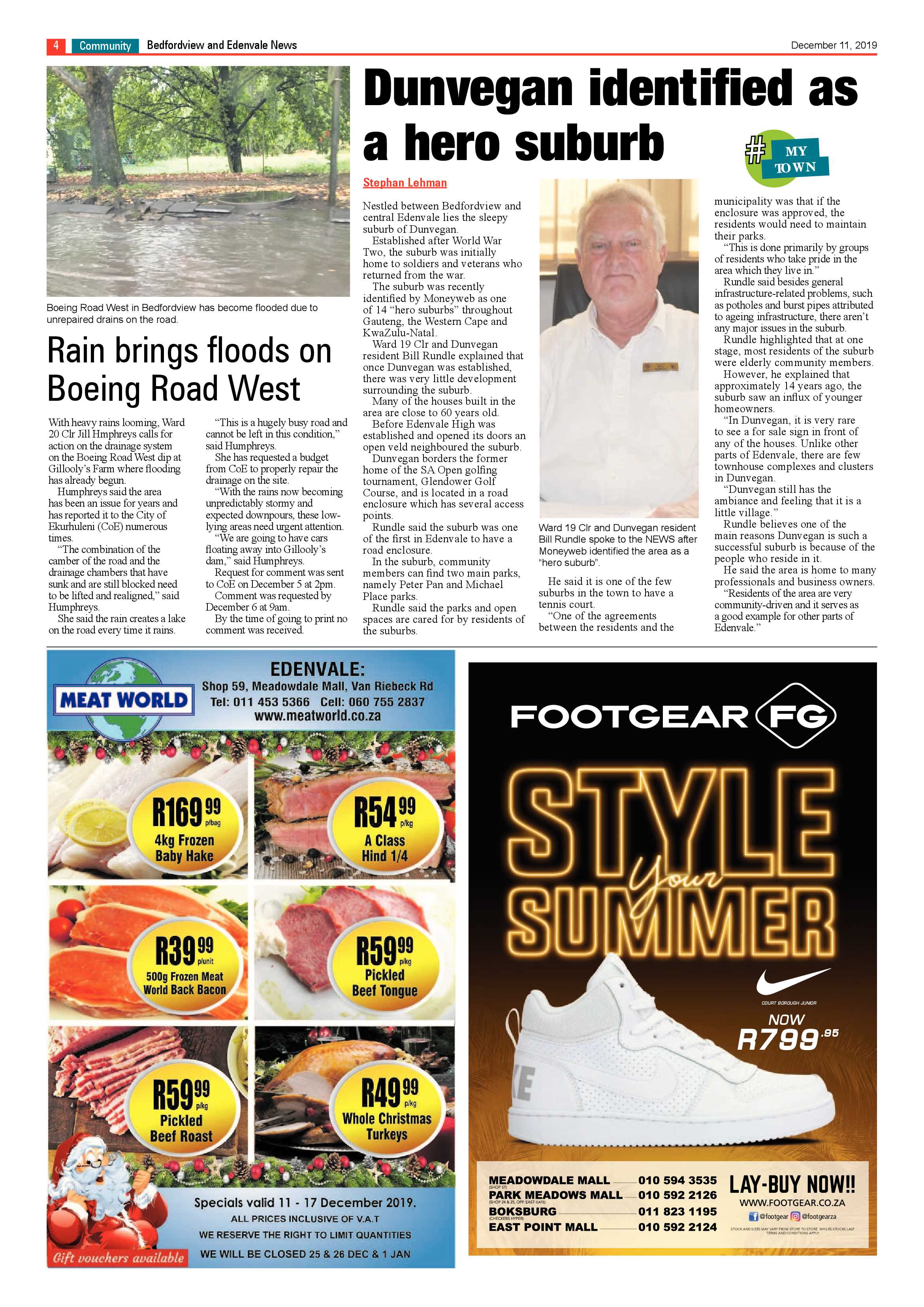 Bedfordview Edenvale News 11 December 2019 page 4