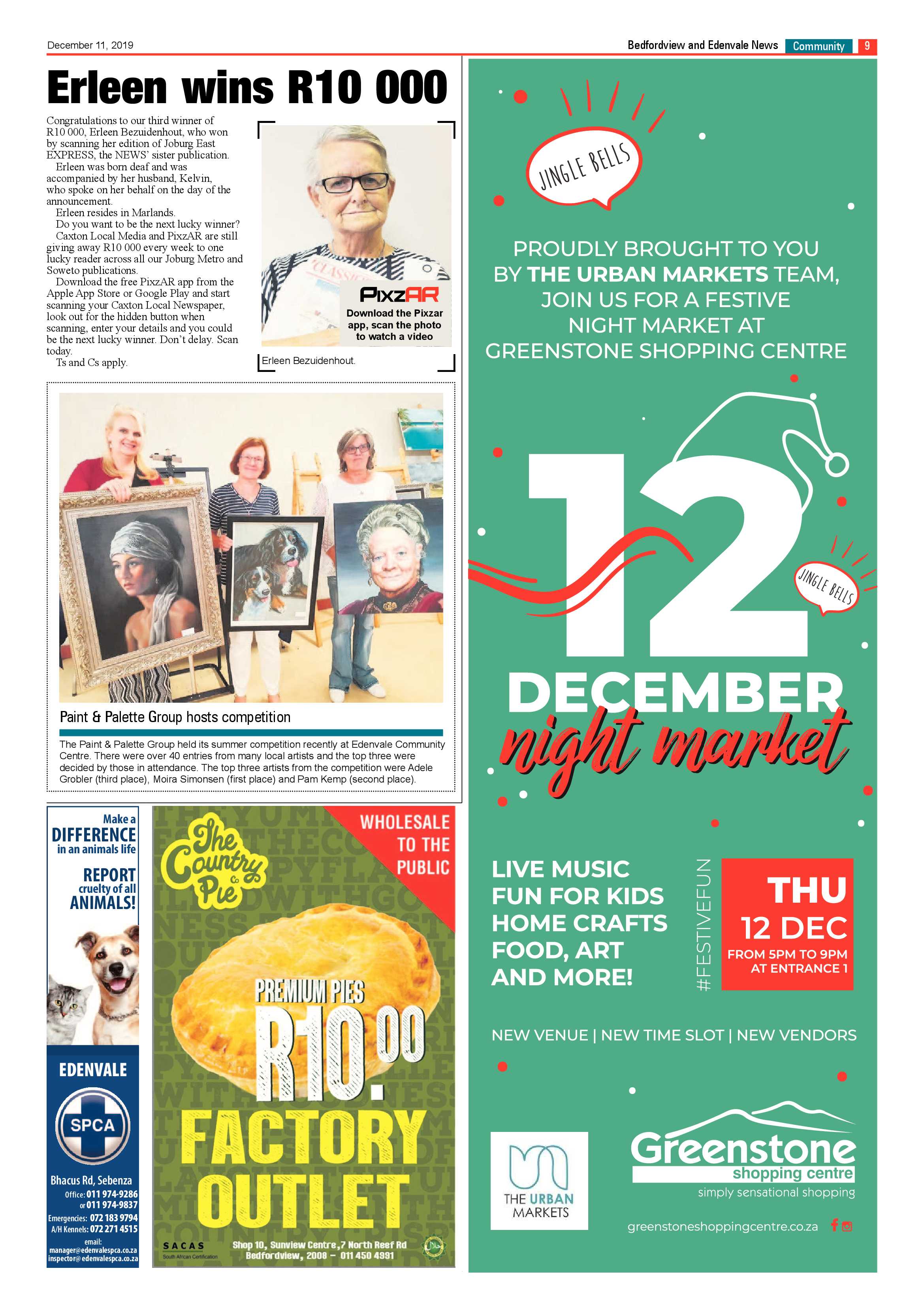 Bedfordview Edenvale News 11 December 2019 page 9