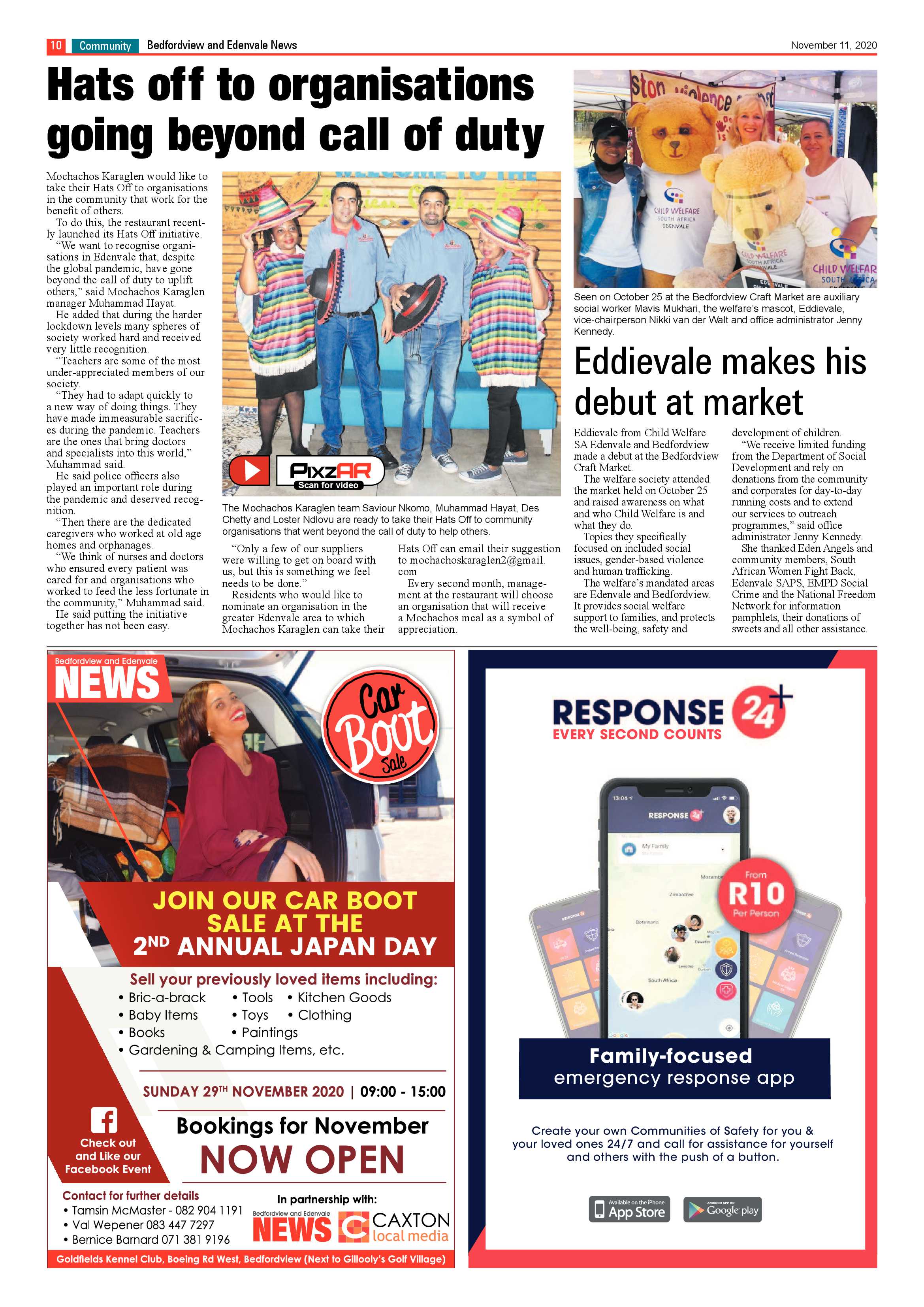 Bedford and Edenvale News 11  November 2020 page 10