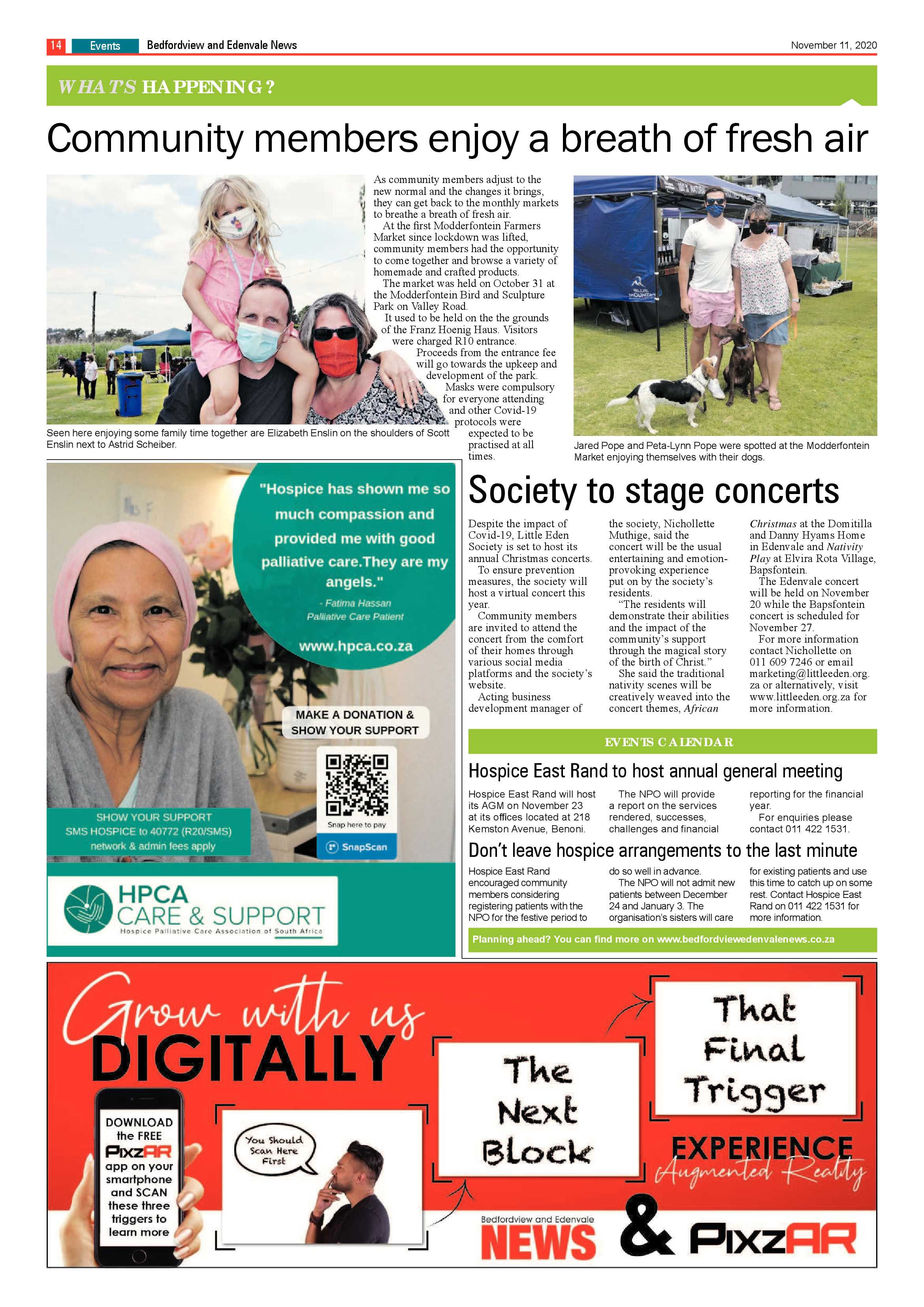 Bedford and Edenvale News 11  November 2020 page 14