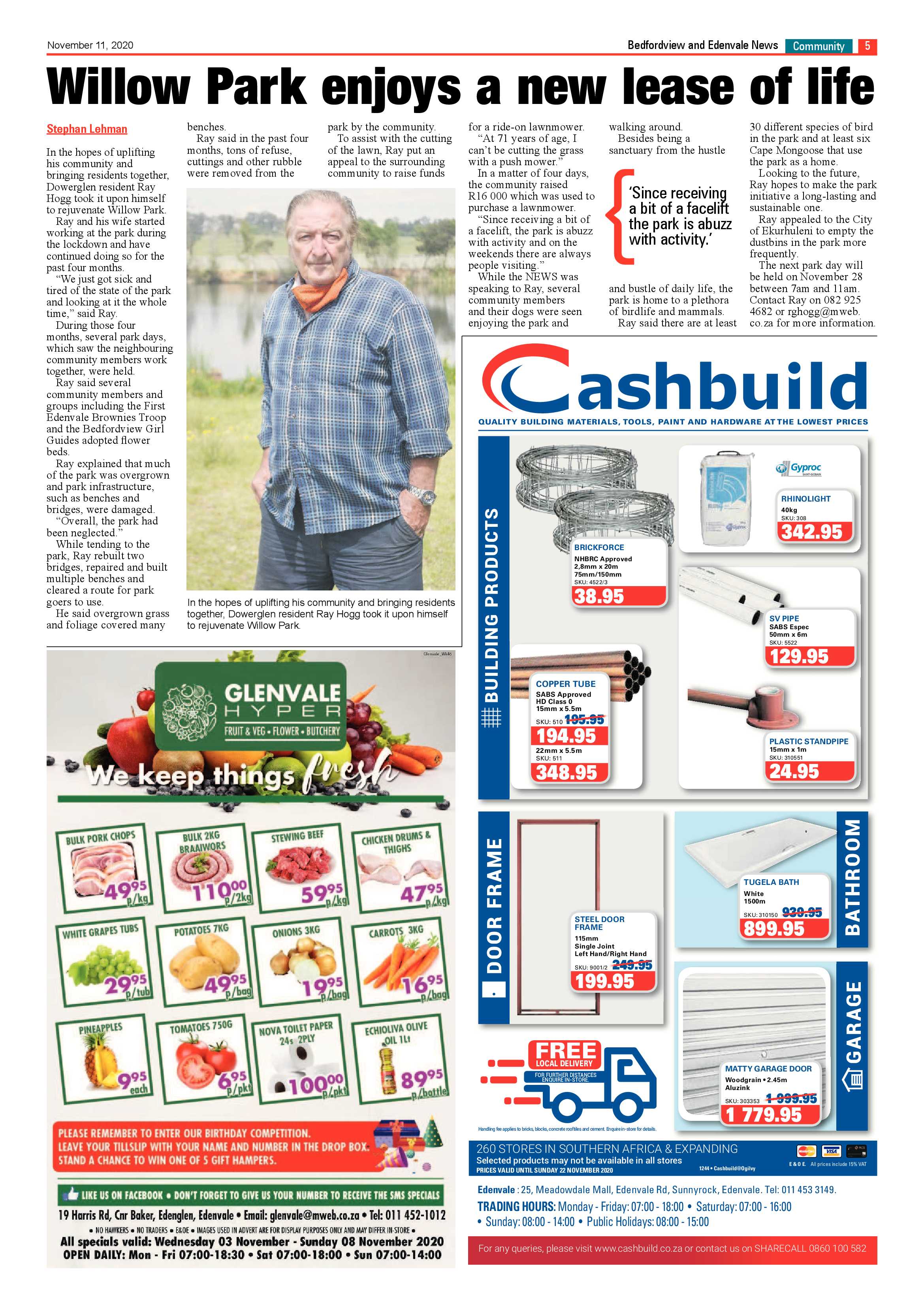 Bedford and Edenvale News 11  November 2020 page 5
