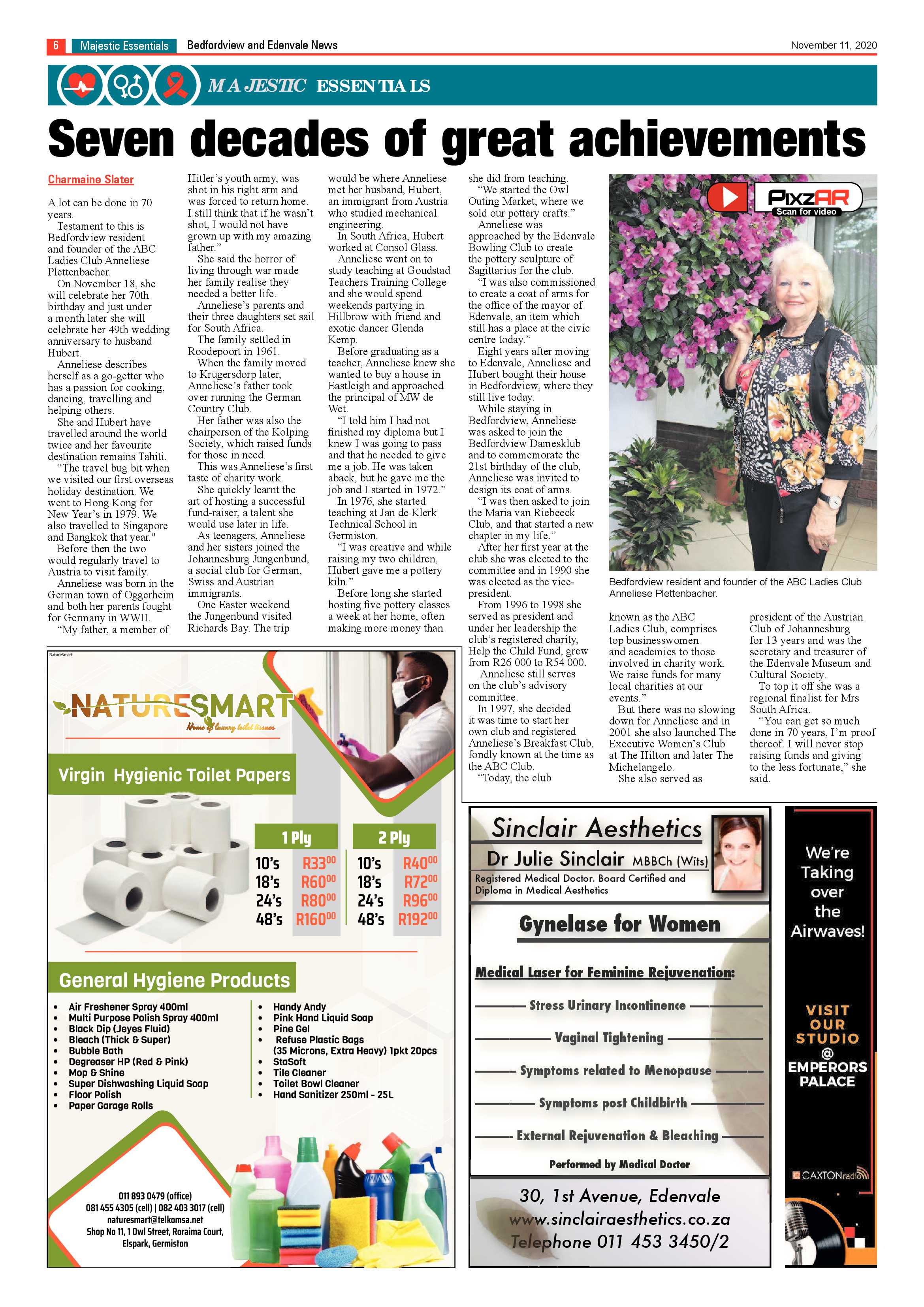 Bedford and Edenvale News 11  November 2020 page 6