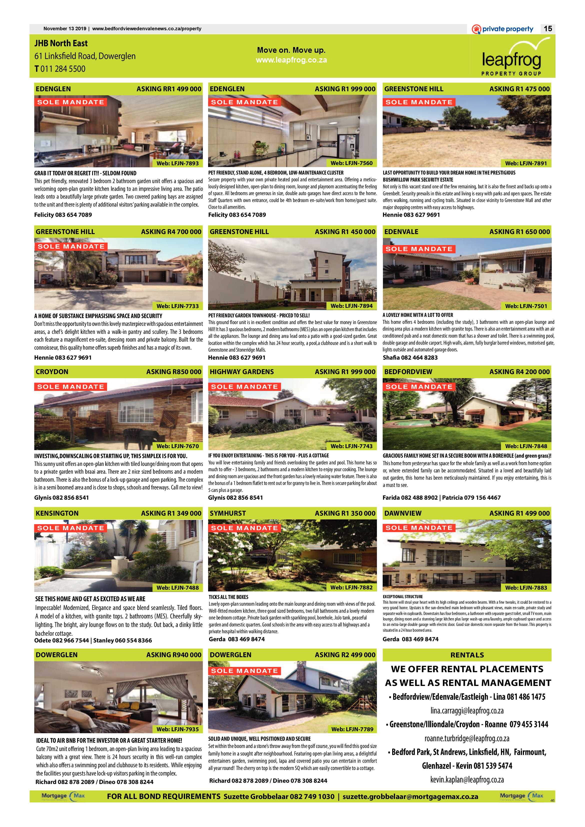 Bedford and Edenvale News 13 November 2019 page 14