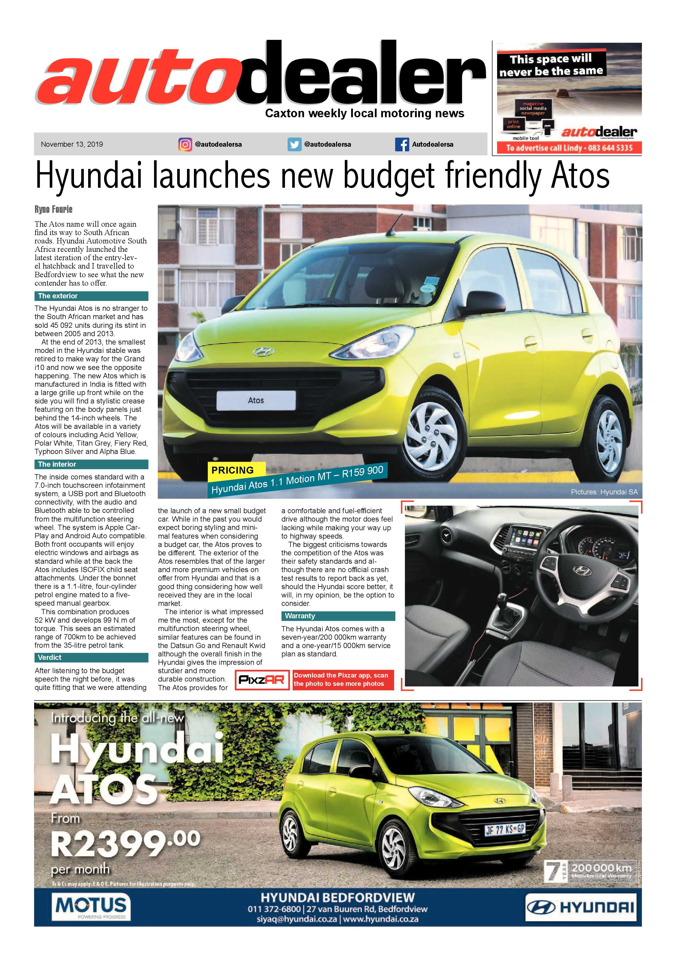 Bedford and Edenvale News 13 November 2019 page 15