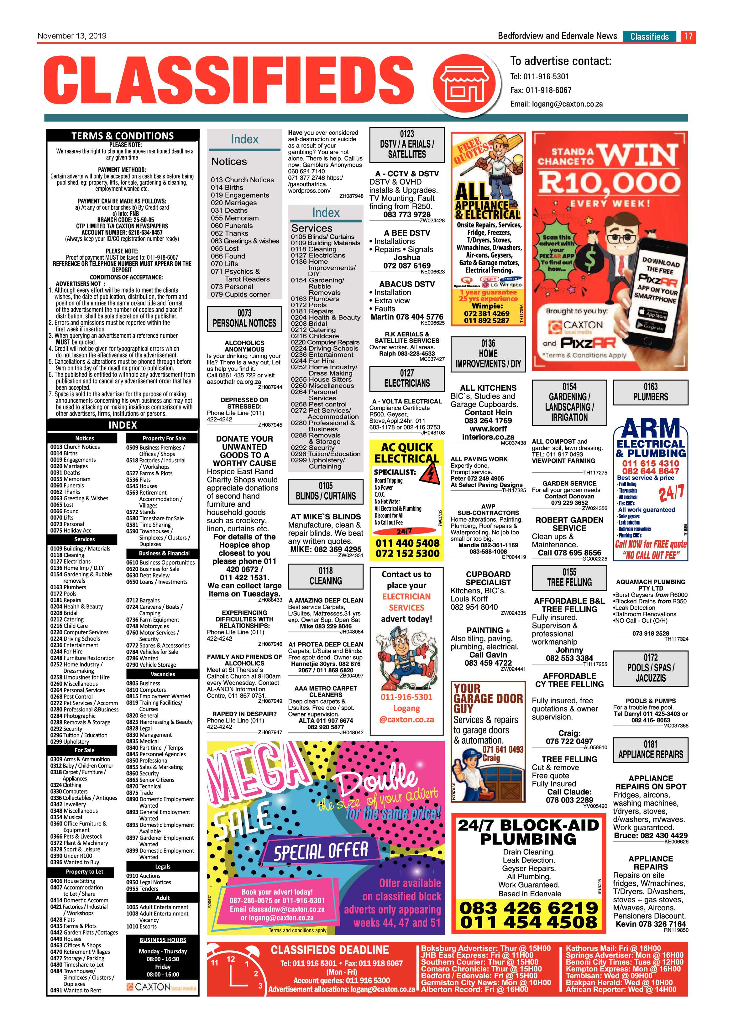 Bedford and Edenvale News 13 November 2019 page 16