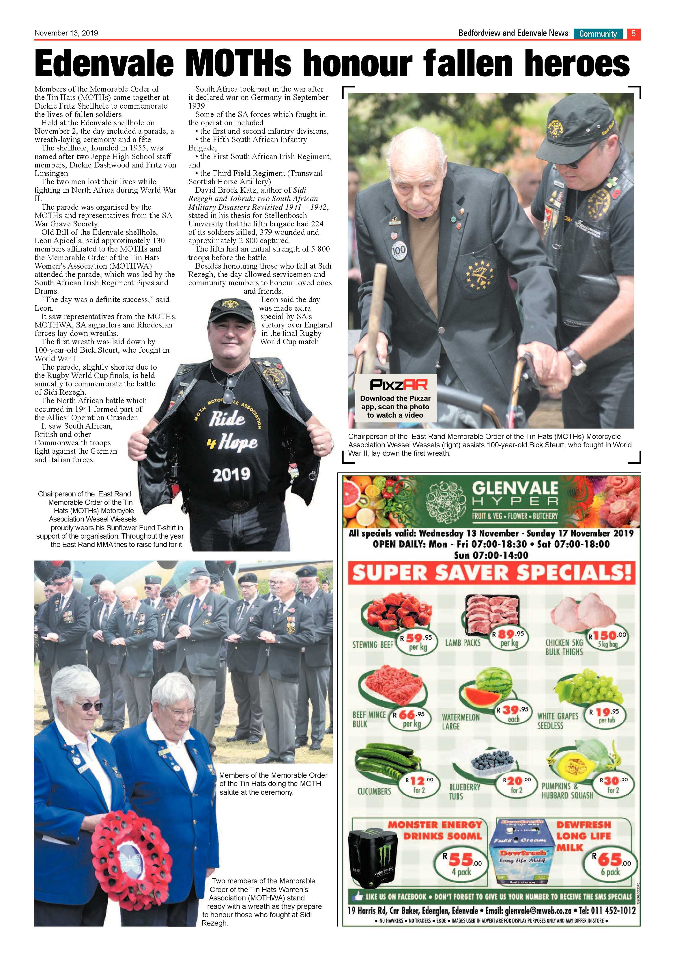 Bedford and Edenvale News 13 November 2019 page 5