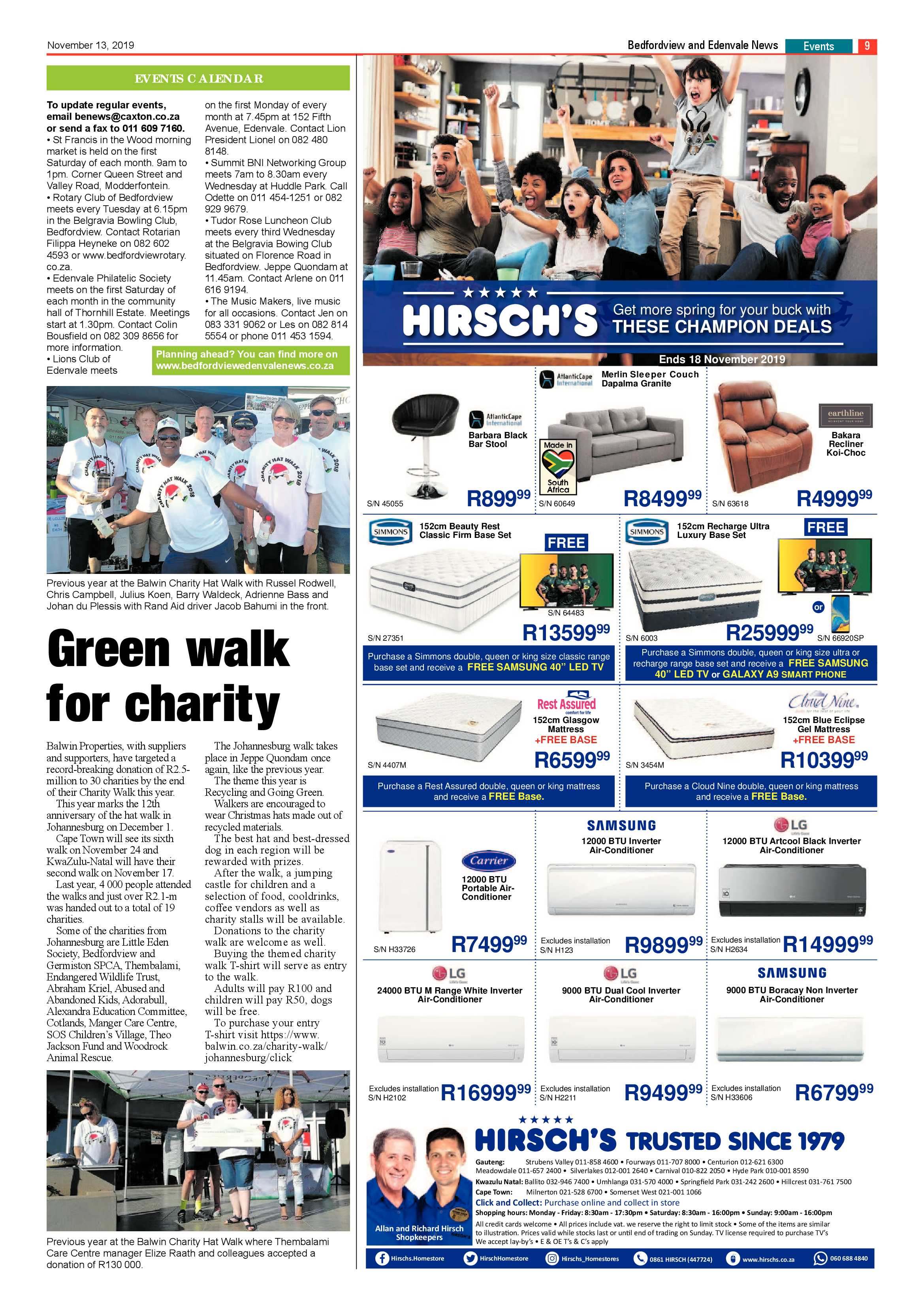 Bedford and Edenvale News 13 November 2019 page 9