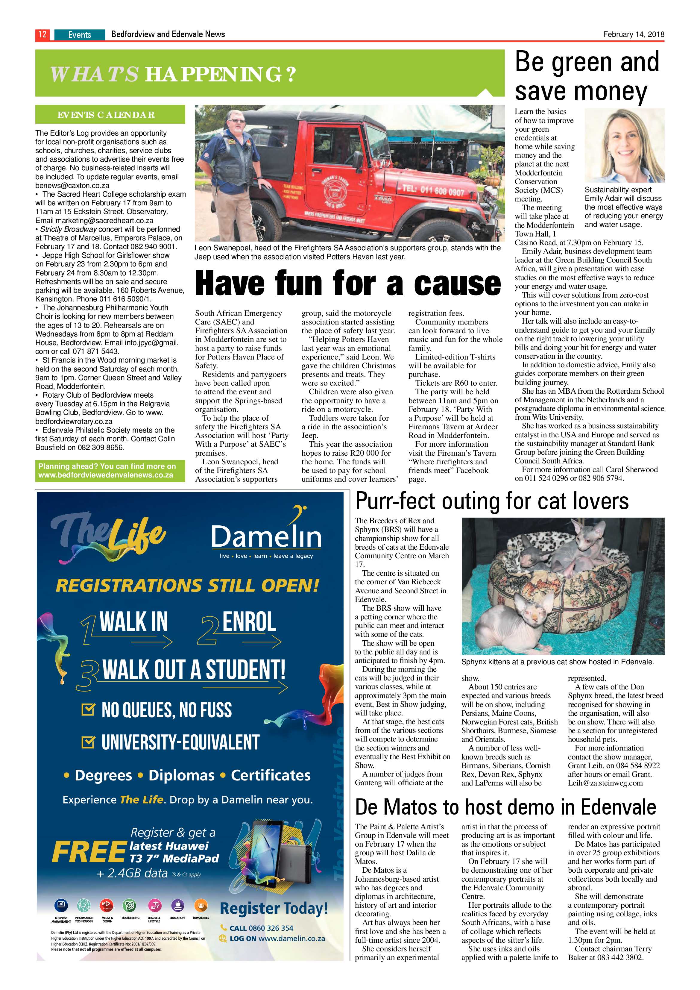Bedford and Edenvale News 14 February 2018 page 12