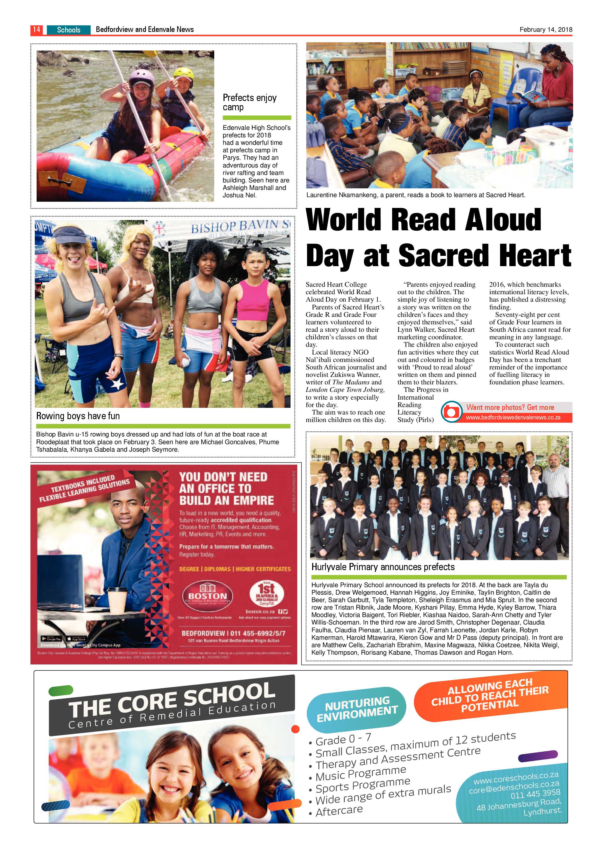 Bedford and Edenvale News 14 February 2018 page 14