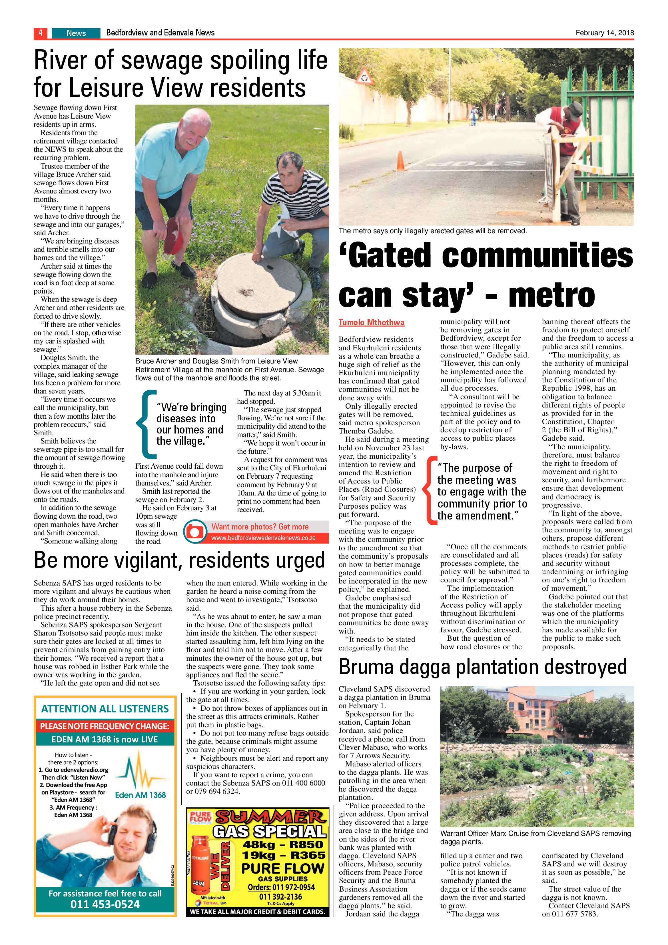 Bedford and Edenvale News 14 February 2018 page 4