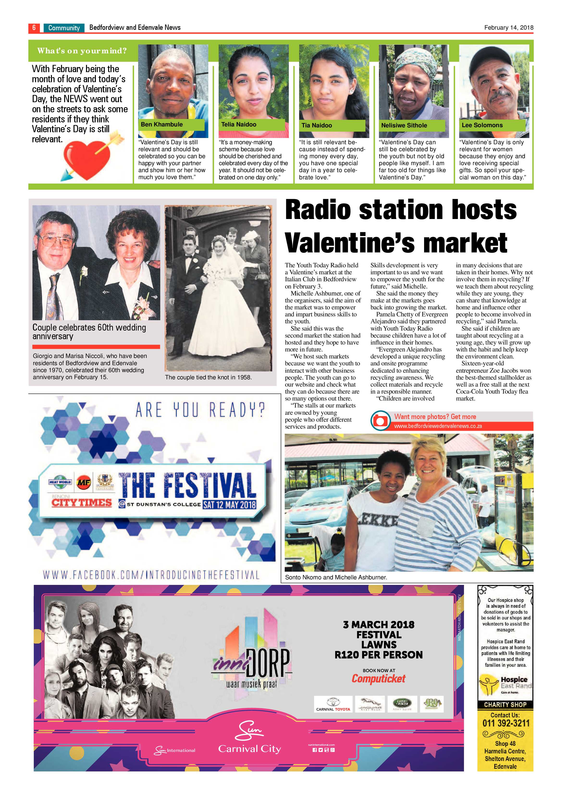 Bedford and Edenvale News 14 February 2018 page 6