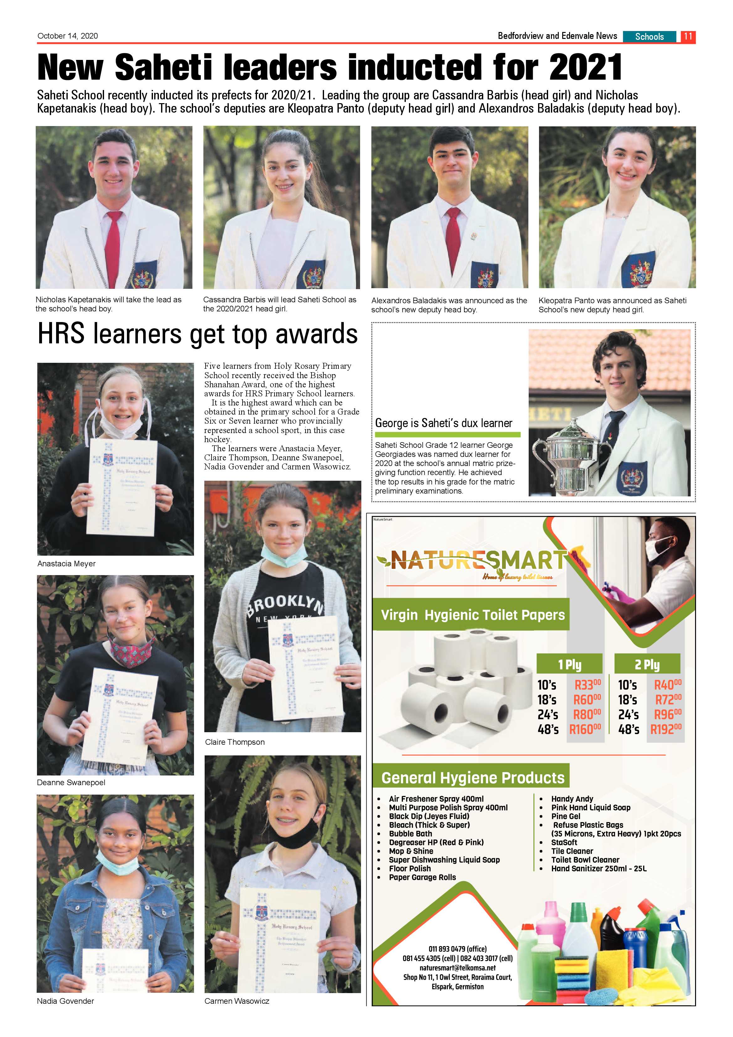 Bedford and Edenvale News 14 October 2020 page 11