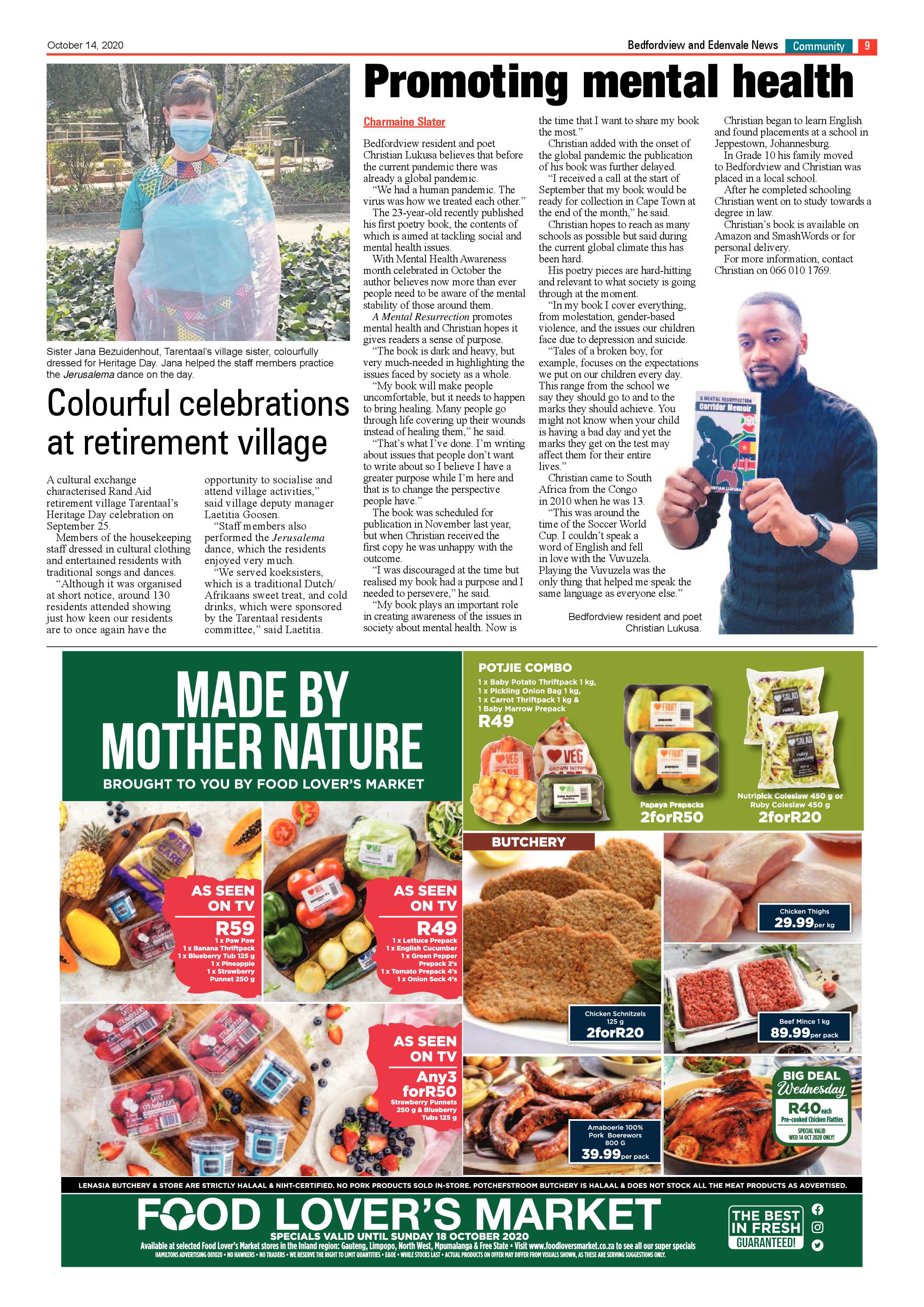 Bedford and Edenvale News 14 October 2020 page 9