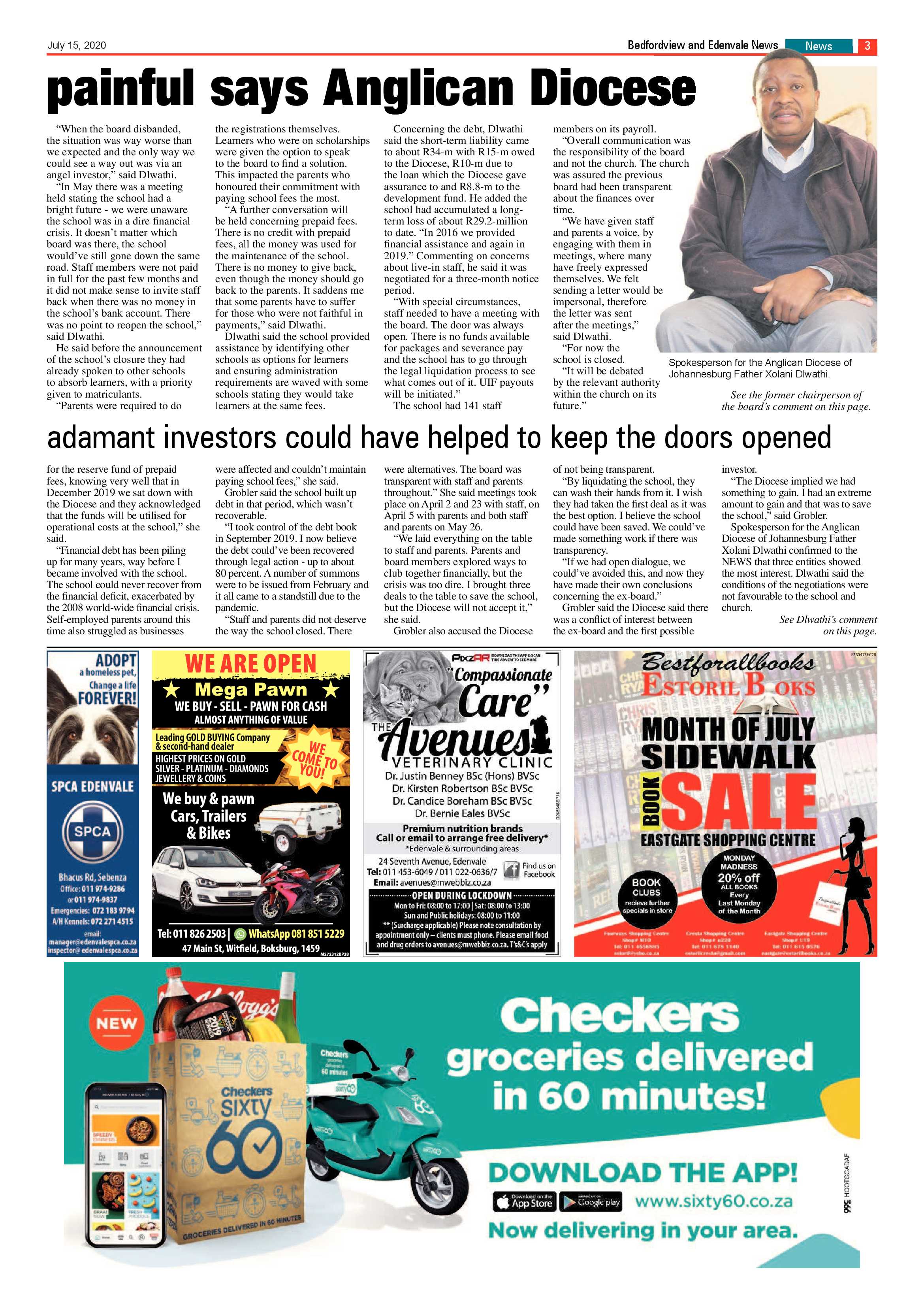 Bedford and Edenvale News 15 July 2020 page 3