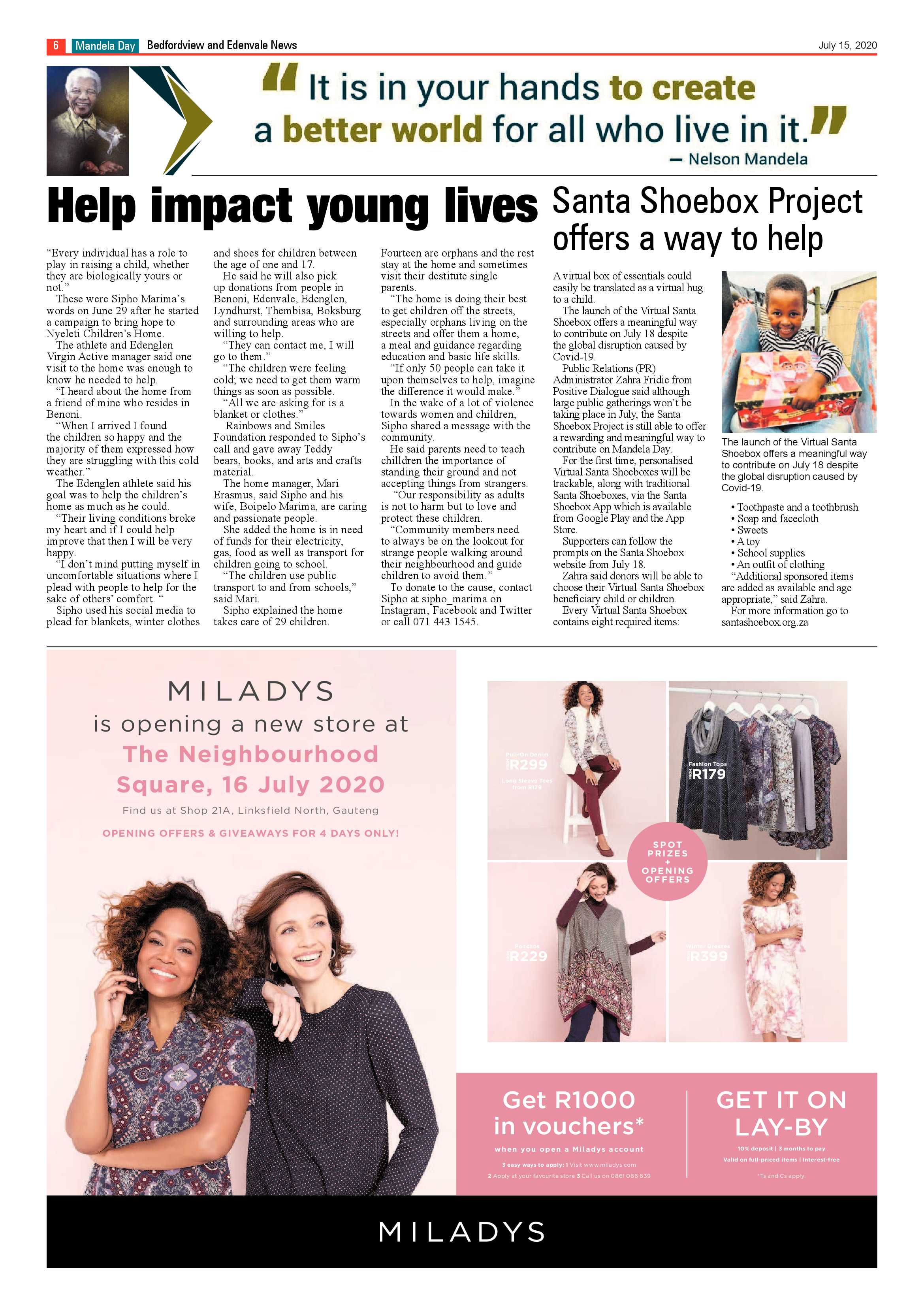 Bedford and Edenvale News 15 July 2020 page 6