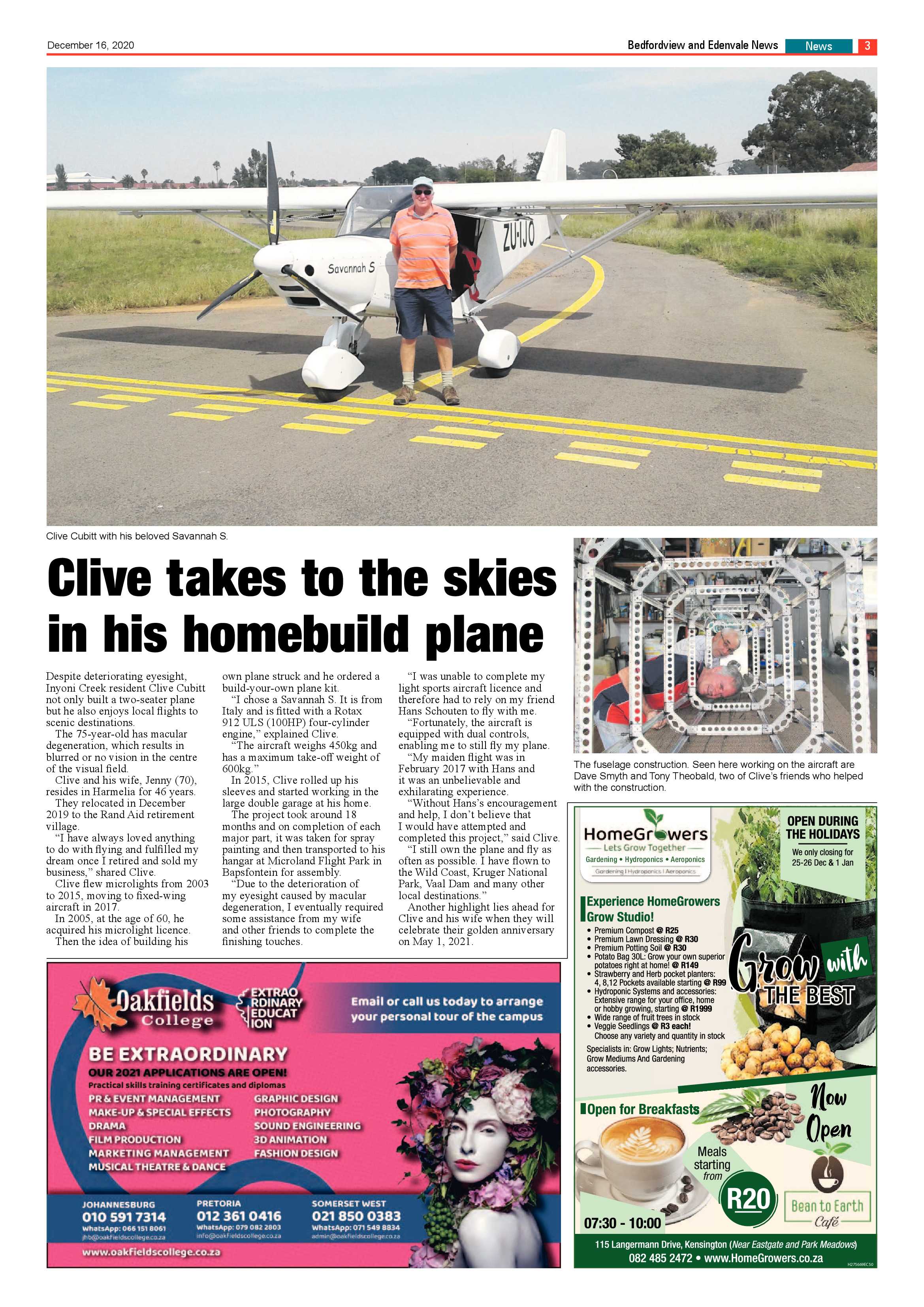 Bedford and Edenvale News 16 December .2020 page 3