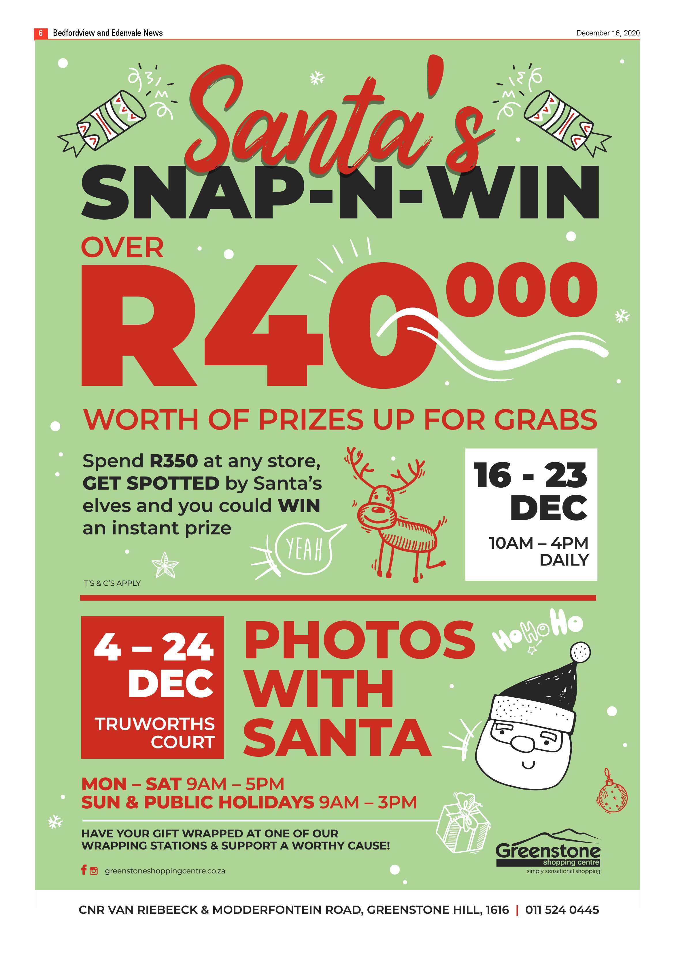 Bedford and Edenvale News 16 December .2020 page 6