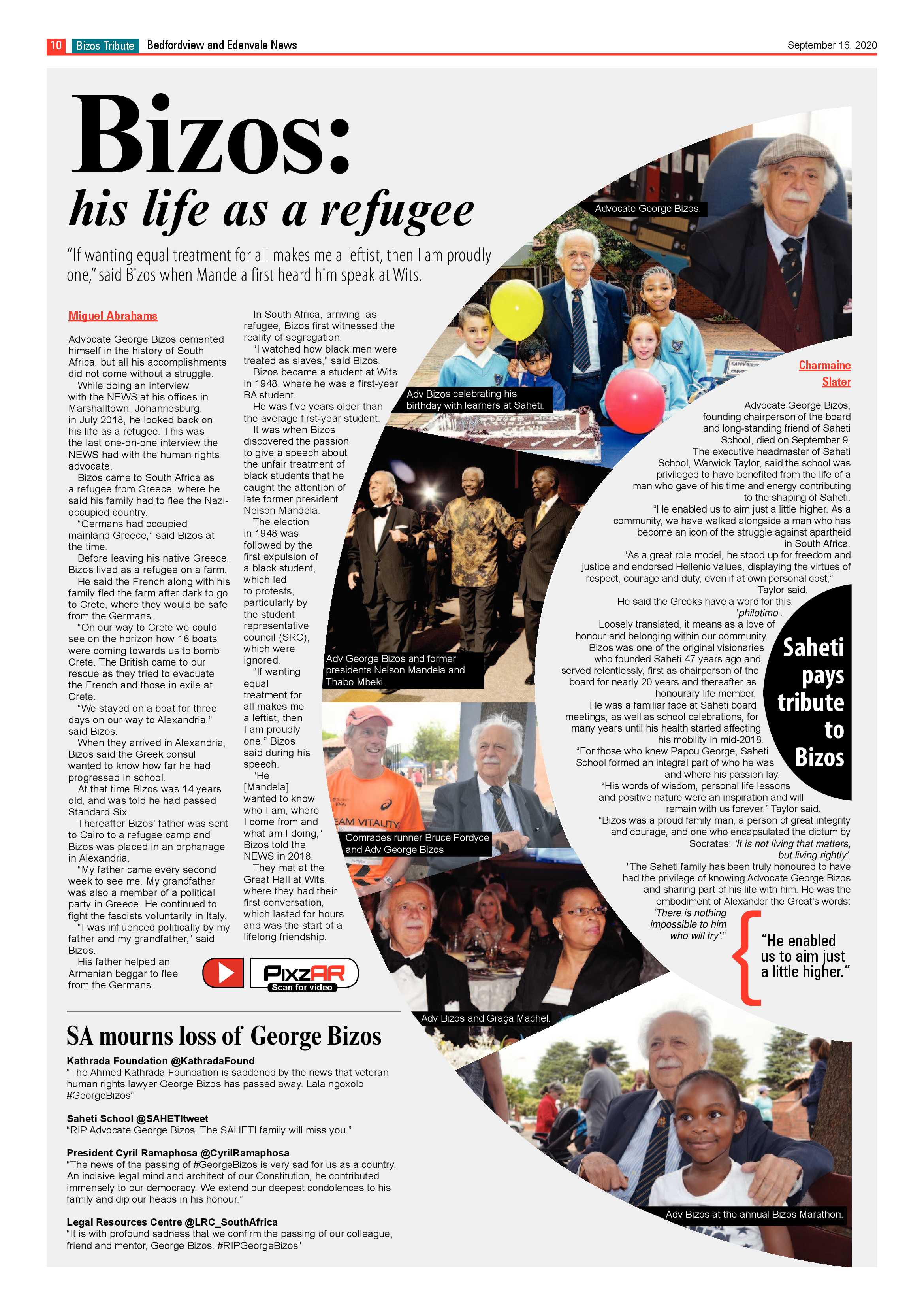Bedford and Edenvale News 16 September 2020 page 10