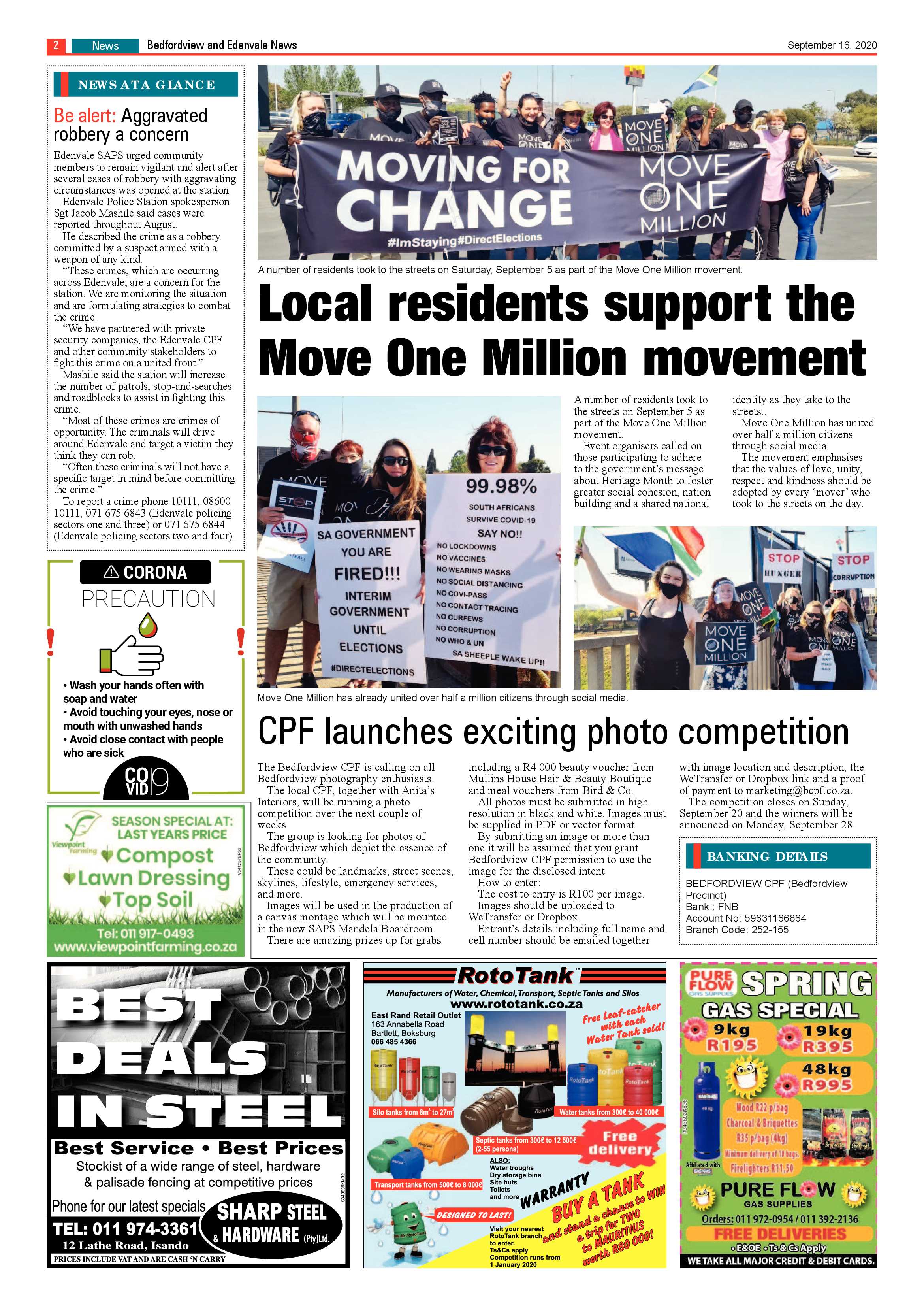 Bedford and Edenvale News 16 September 2020 page 2