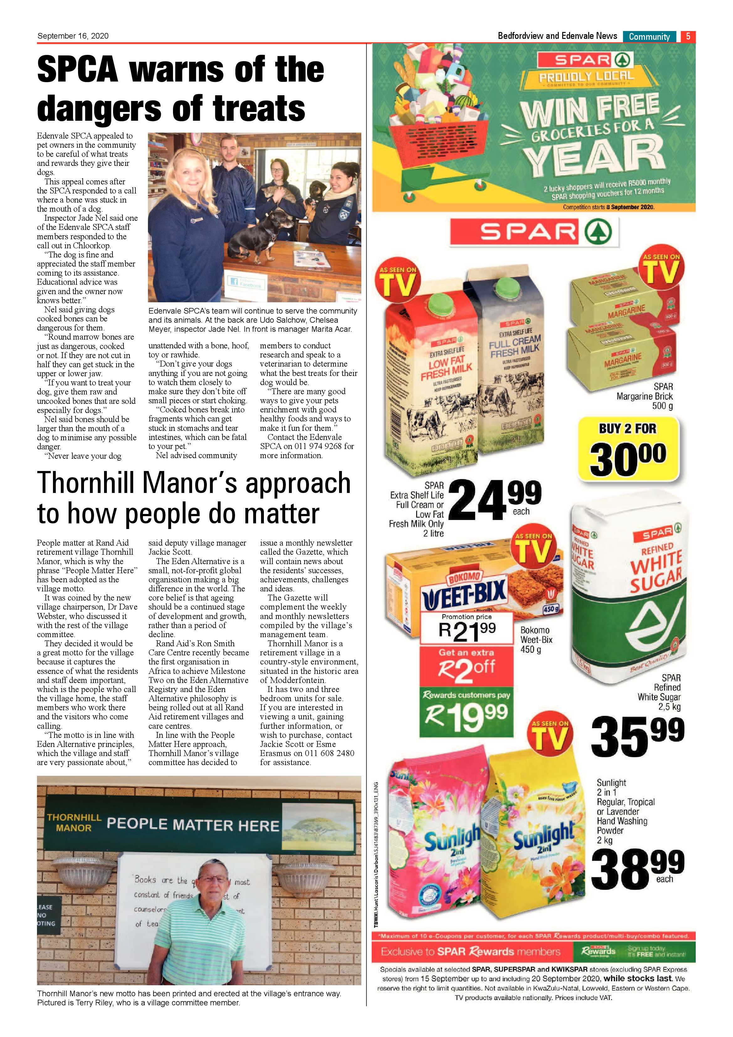 Bedford and Edenvale News 16 September 2020 page 5