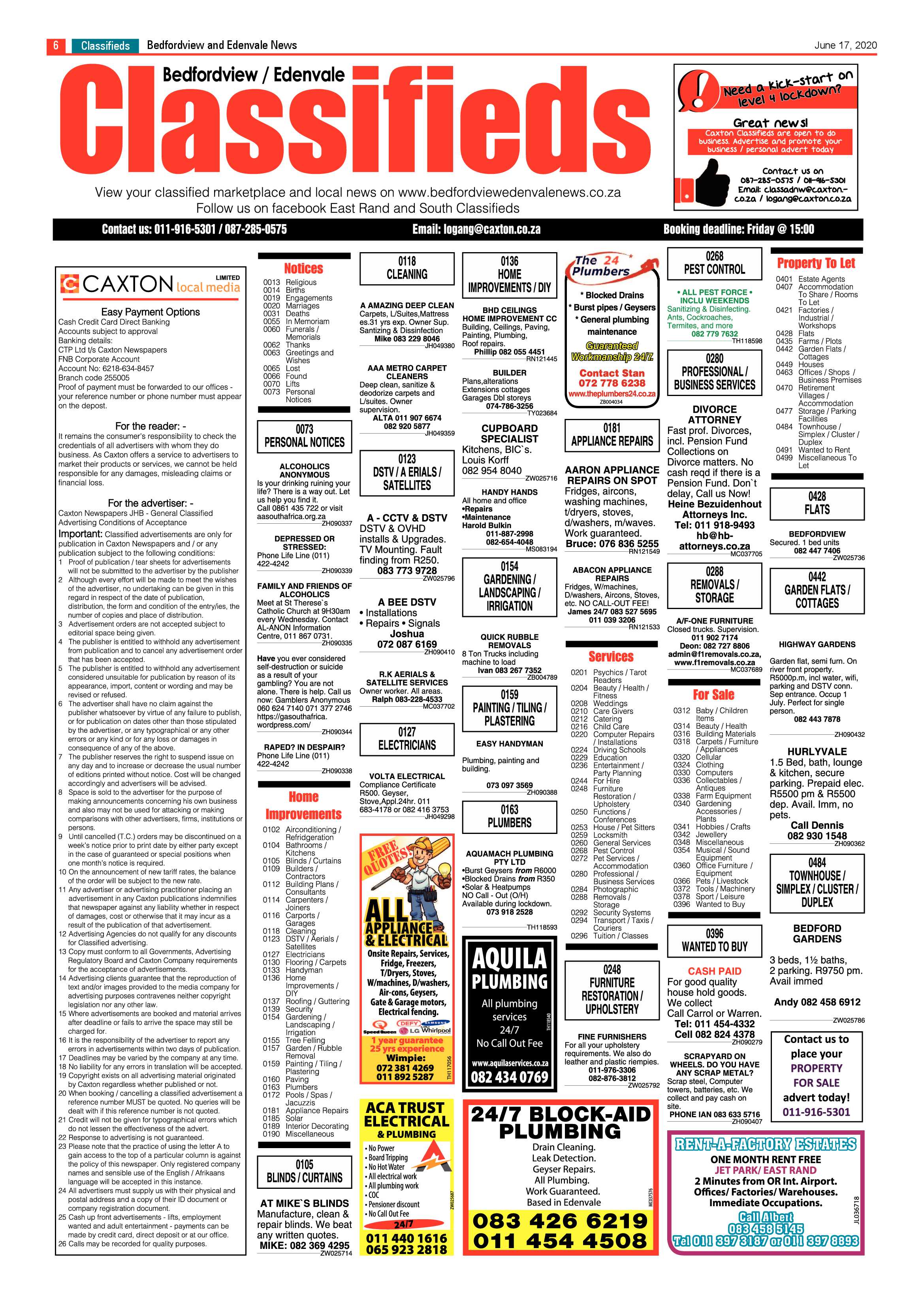 Bedford and Edenvale News 17 June 2020 page 6