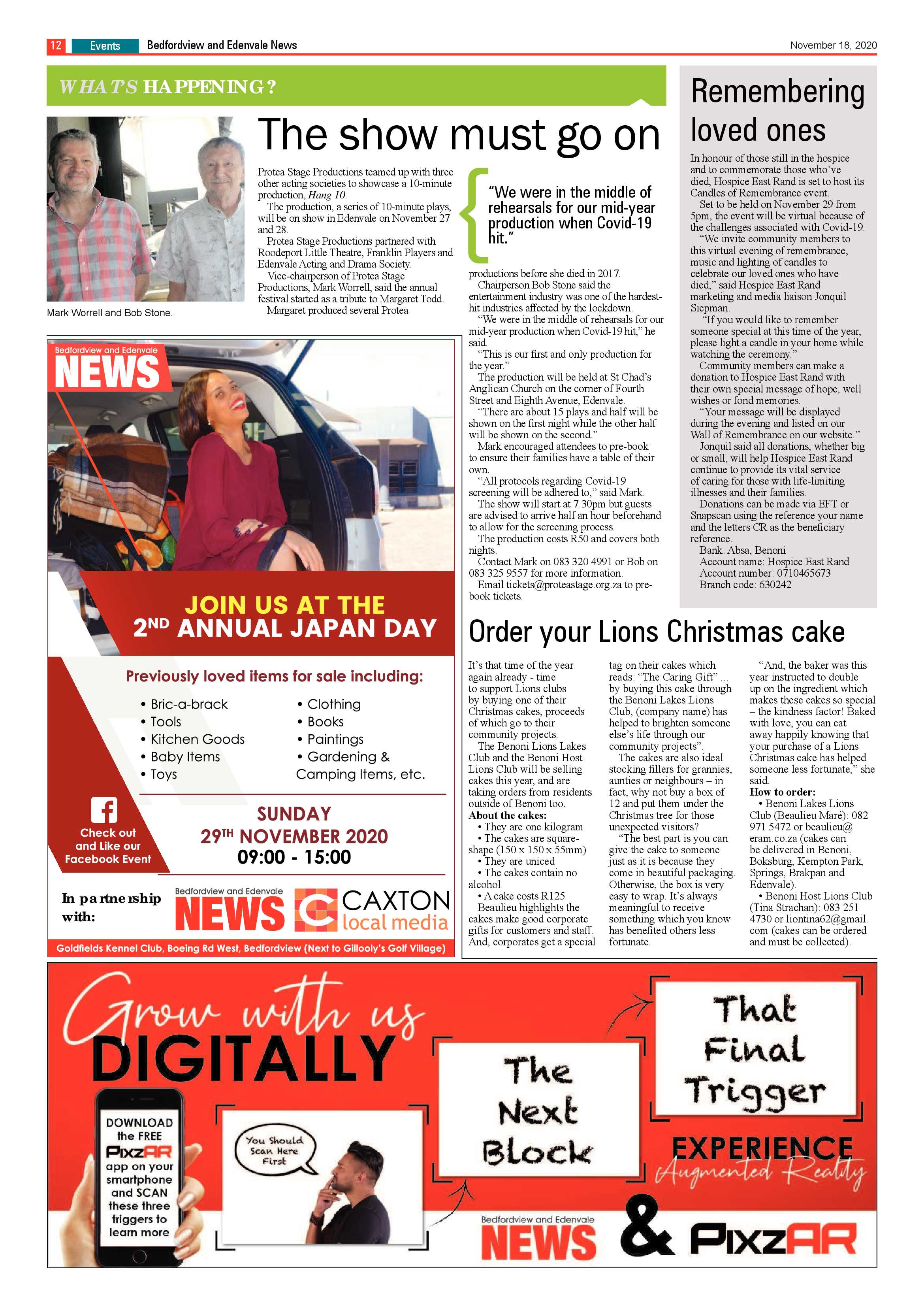 Bedford and Edenvale News 18  November 2020 page 12