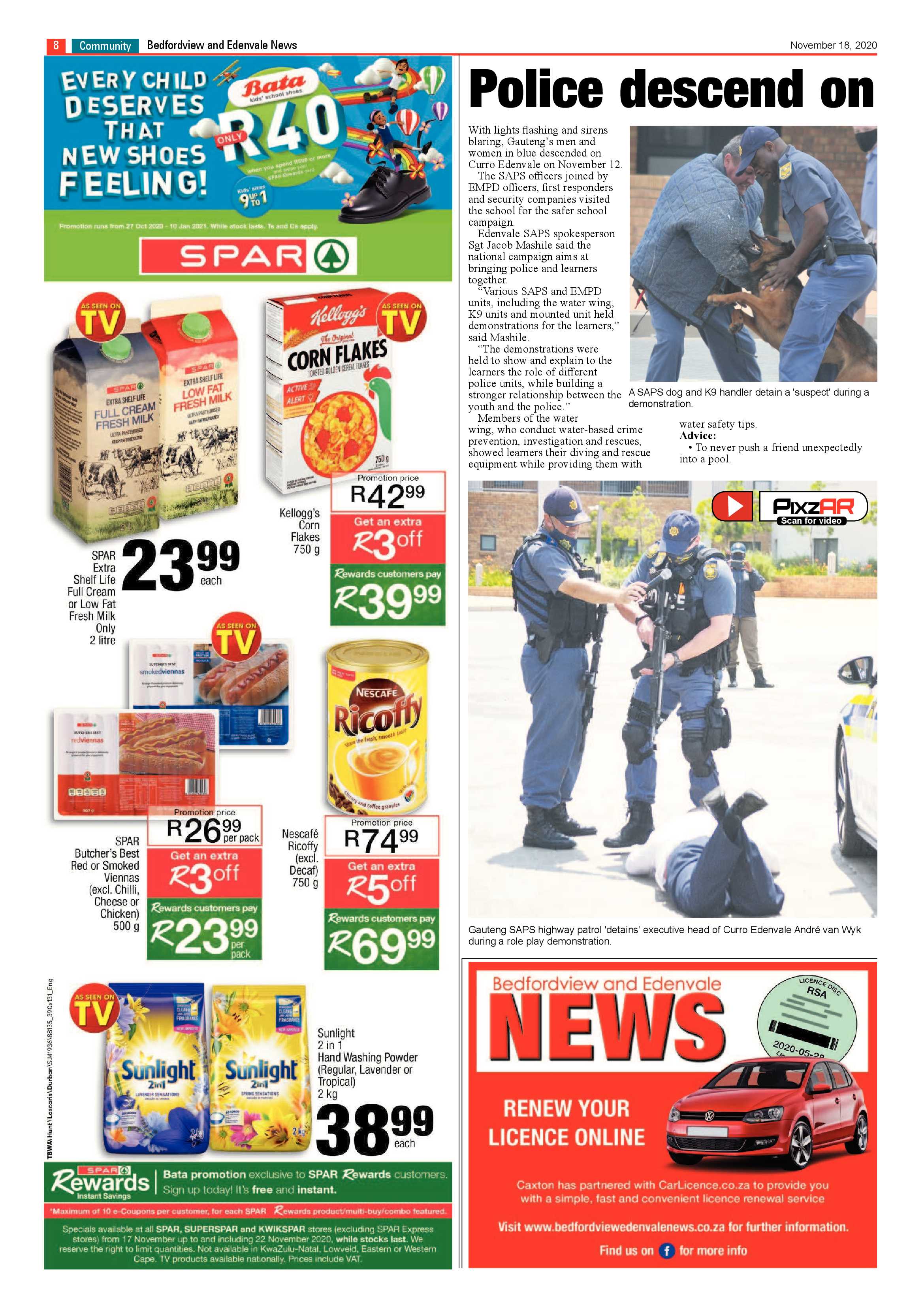 Bedford and Edenvale News 18  November 2020 page 8