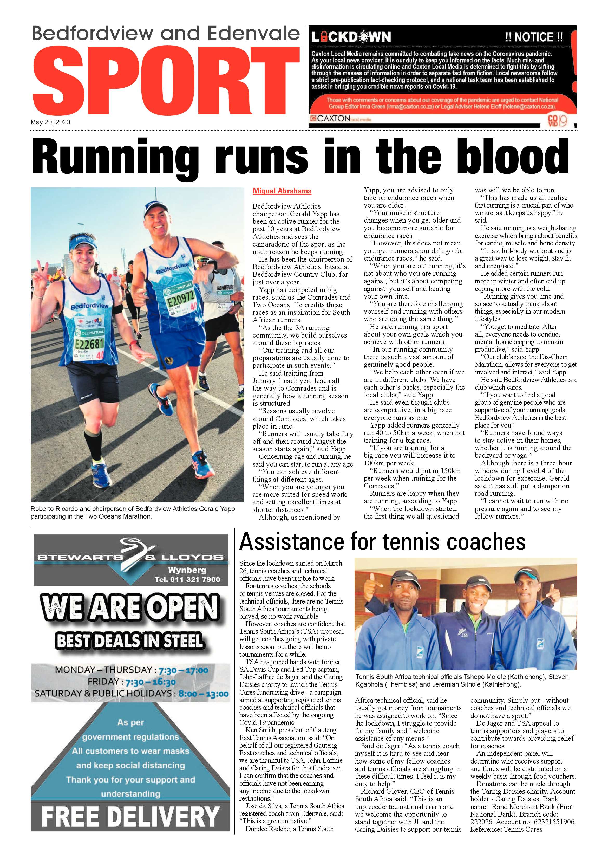 Bedford and Edenvale News 20 May 2020 page 8