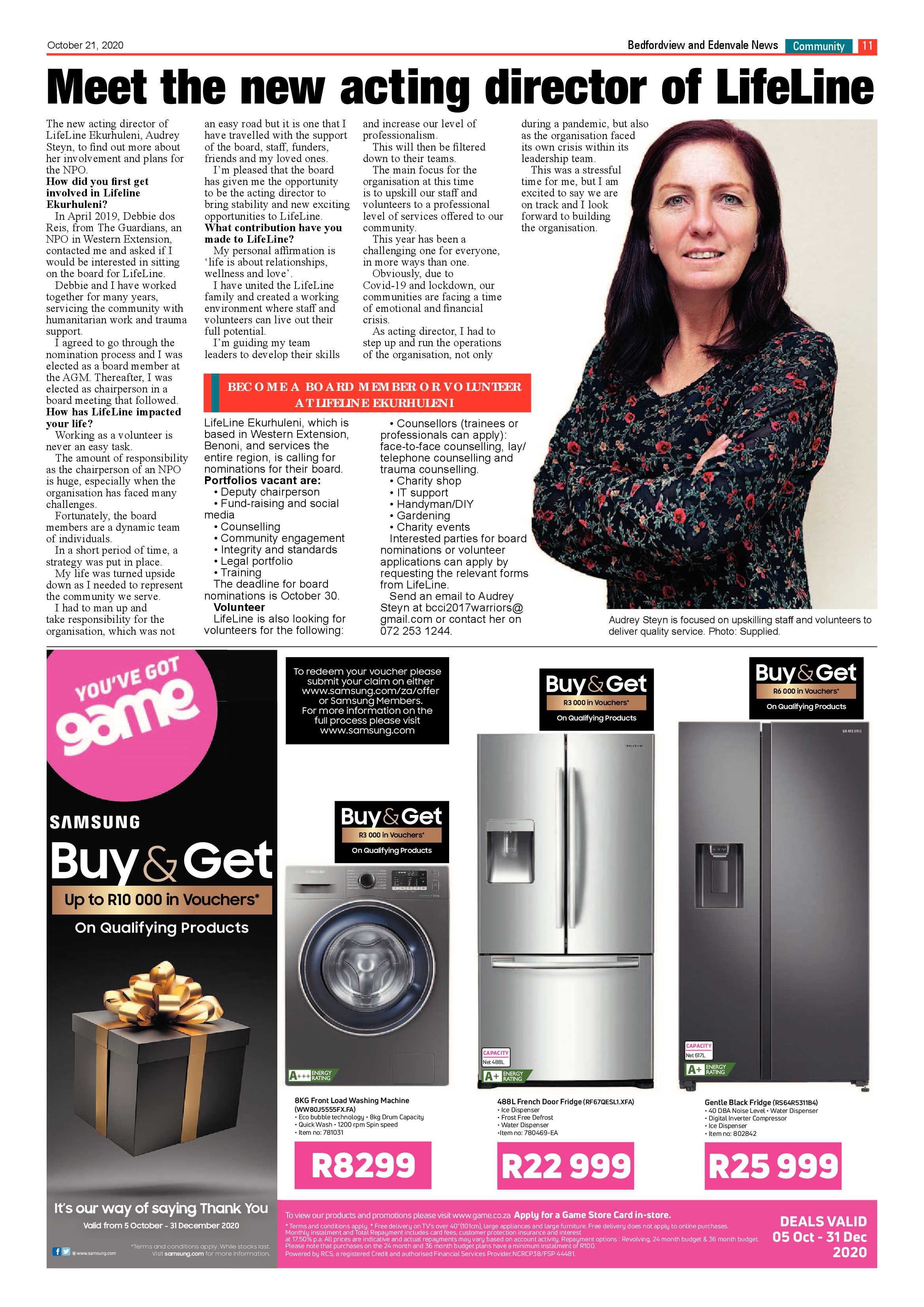 Bedford and Edenvale News 21 October 2020 page 11