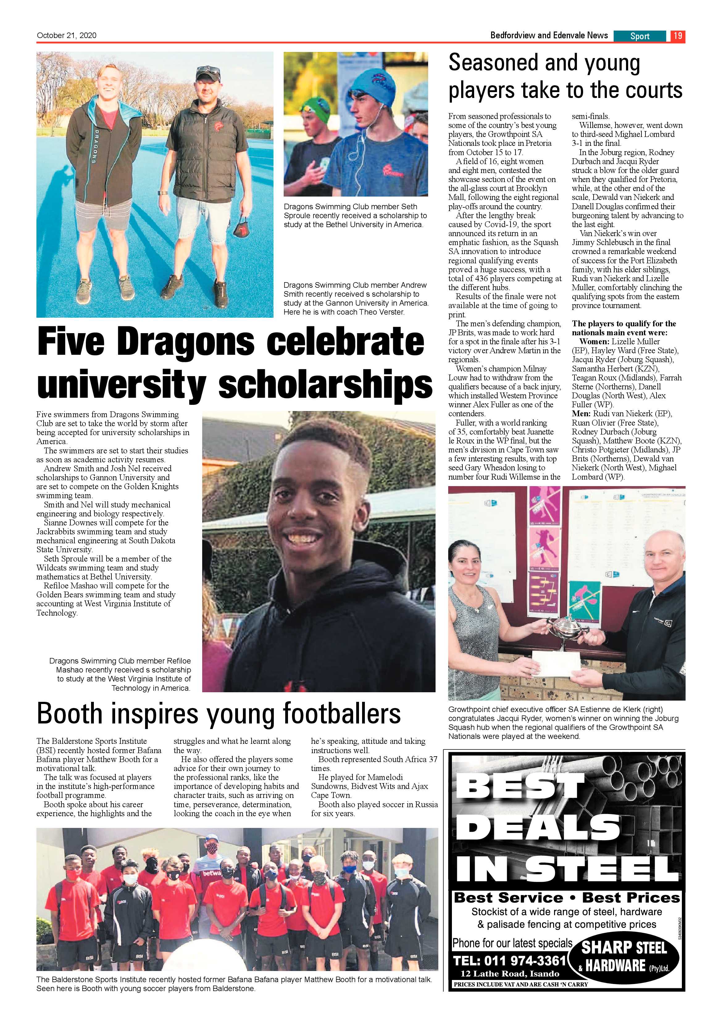 Bedford and Edenvale News 21 October 2020 page 19
